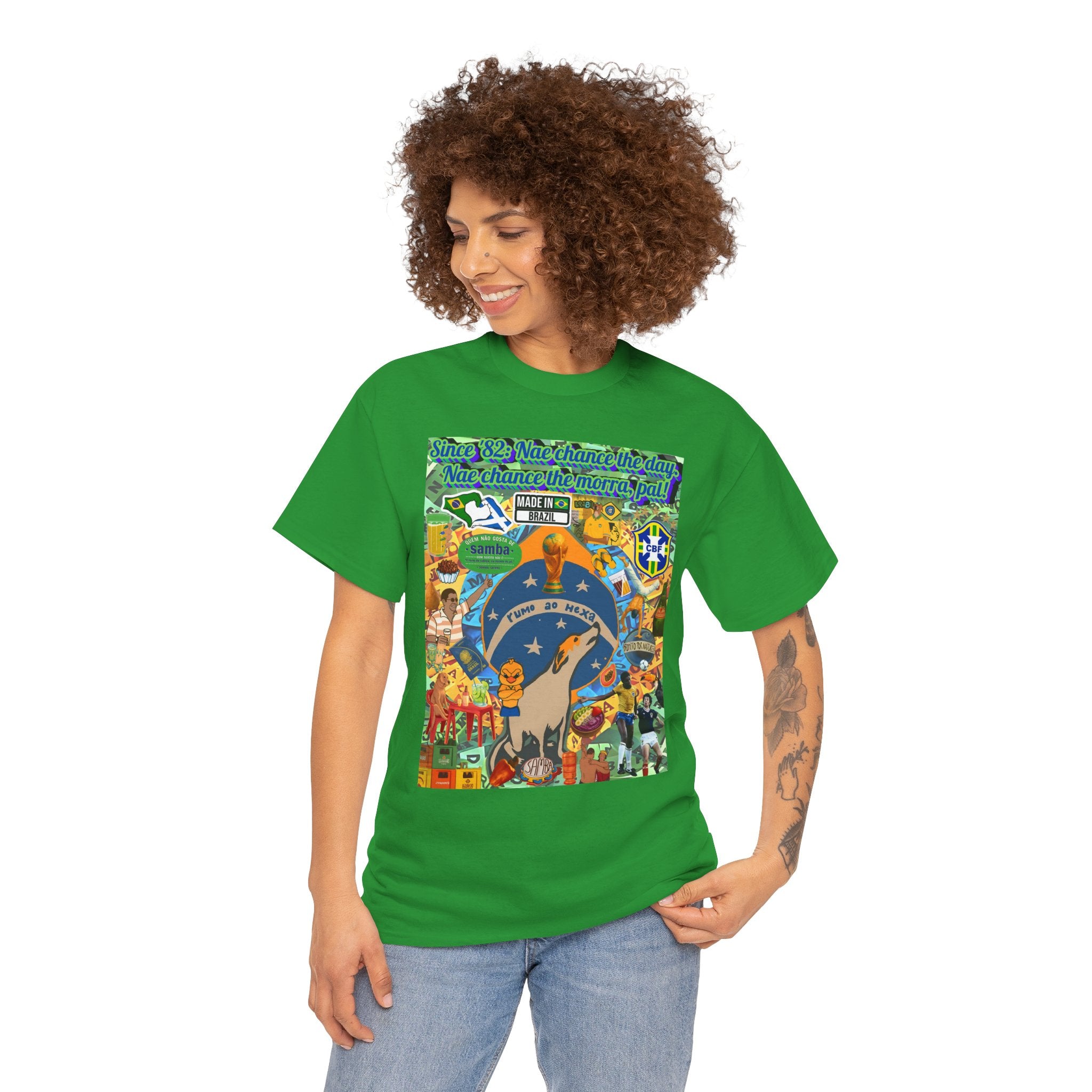 Unisex 100% Algodão OEKO-TEX® | Brasil x Escócia