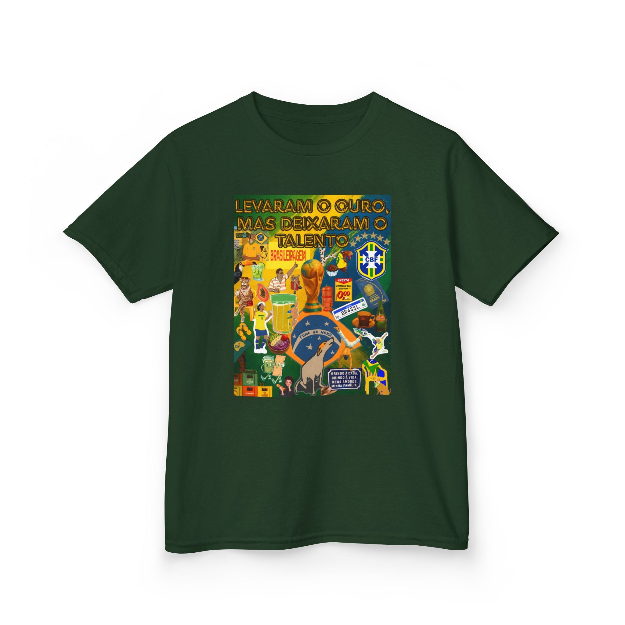 Unisex Kids 100% Algodão | Brasil x Portugal