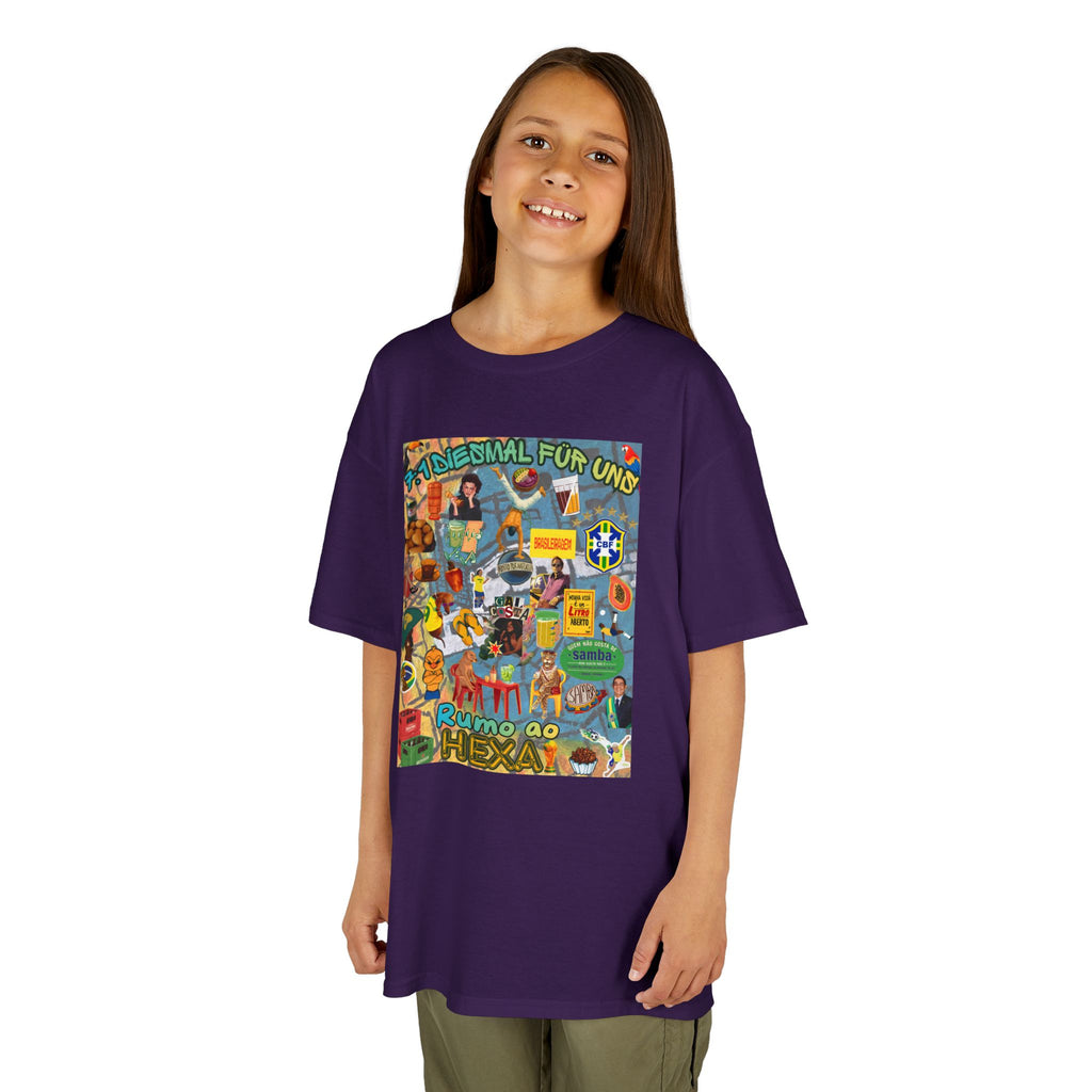 Unisex Kids 100% Algodão | Brasil x Alemanha