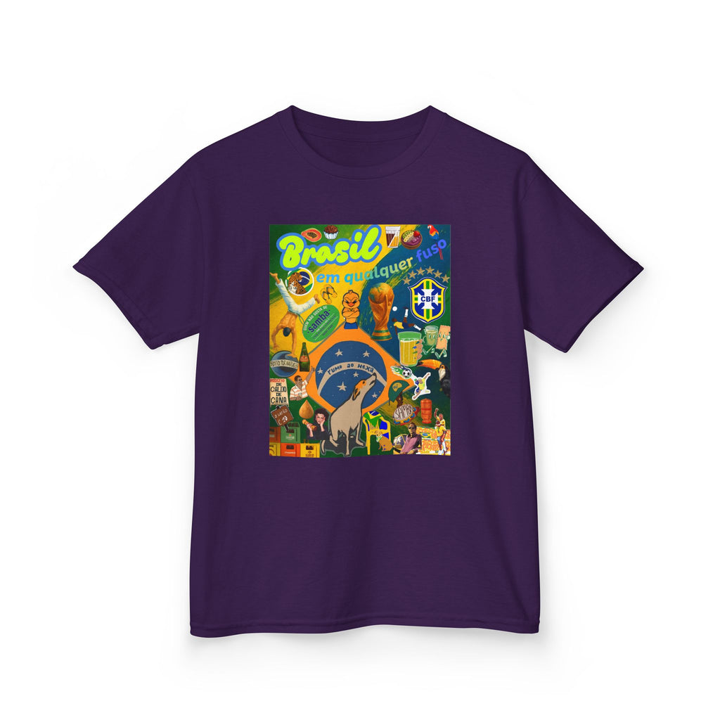 Unisex Kids 100% Algodão | Brasil em qualquer fuso!