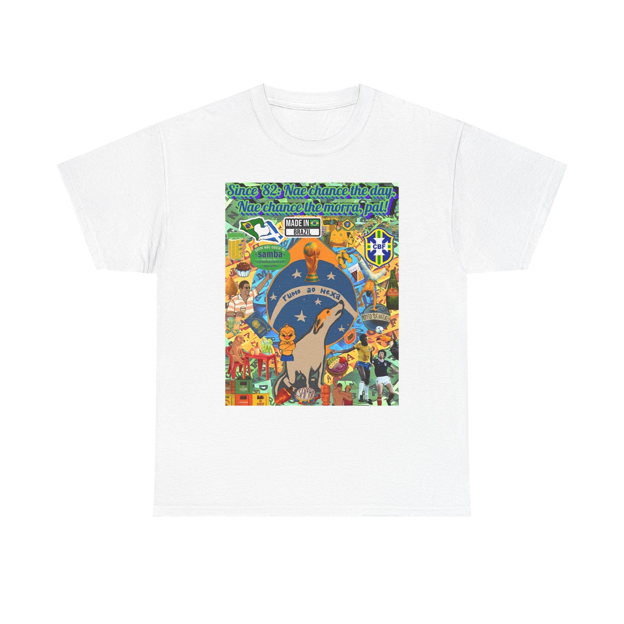 Unisex 100% Algodão OEKO-TEX® | Brasil x Escócia