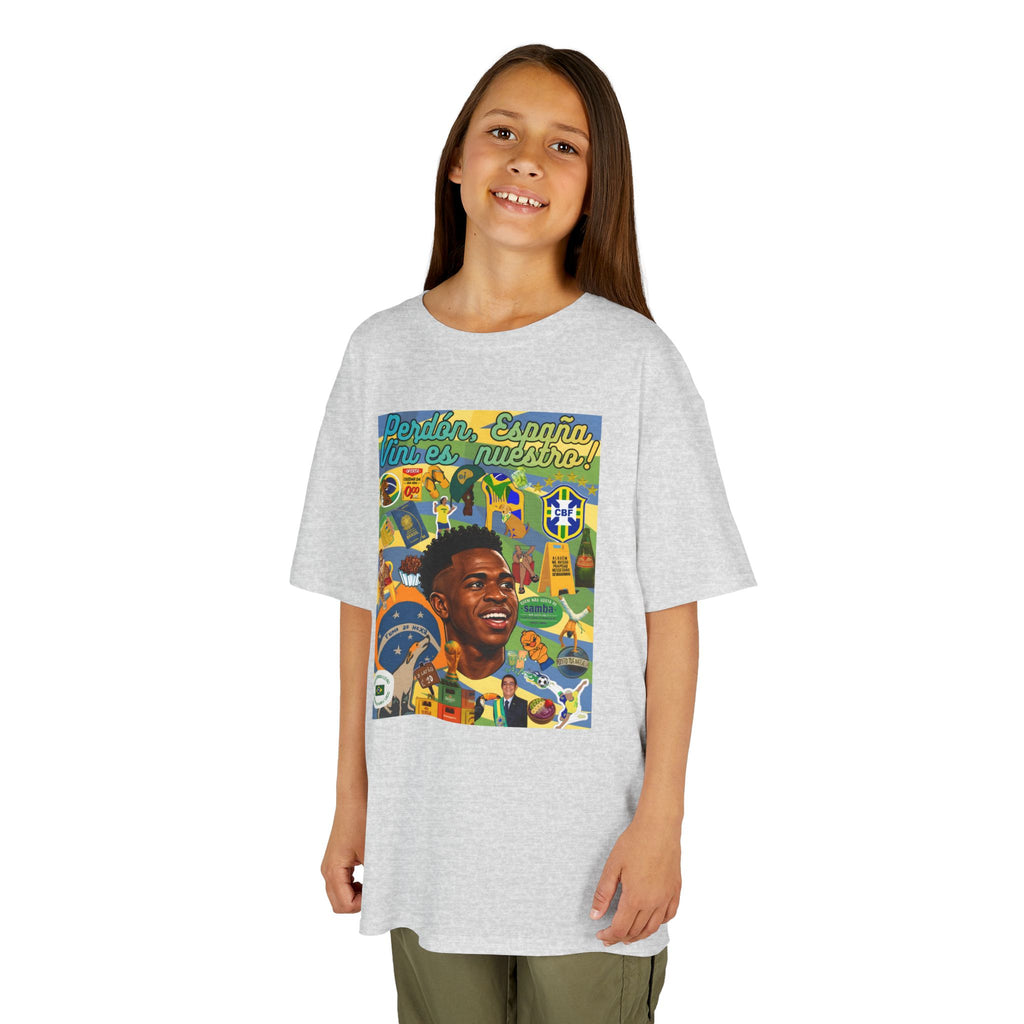 Unisex Kids 100% Algodão | Brasil x Espanha