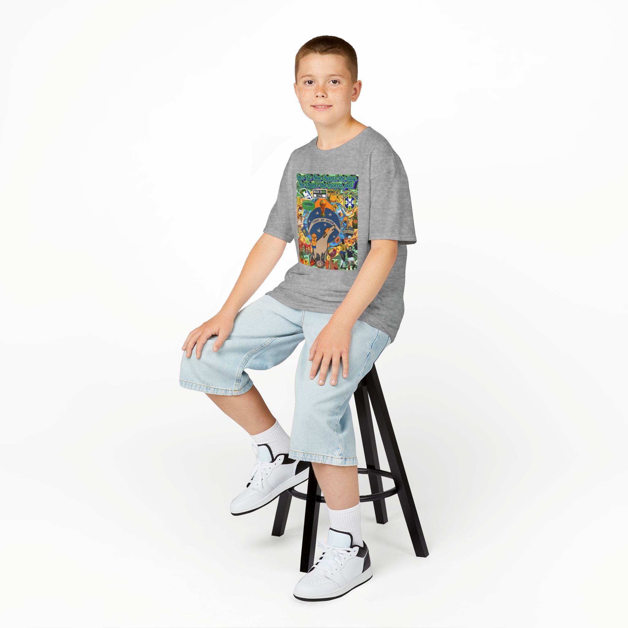Unisex Kids 100% Algodão- Brasil x Escócia