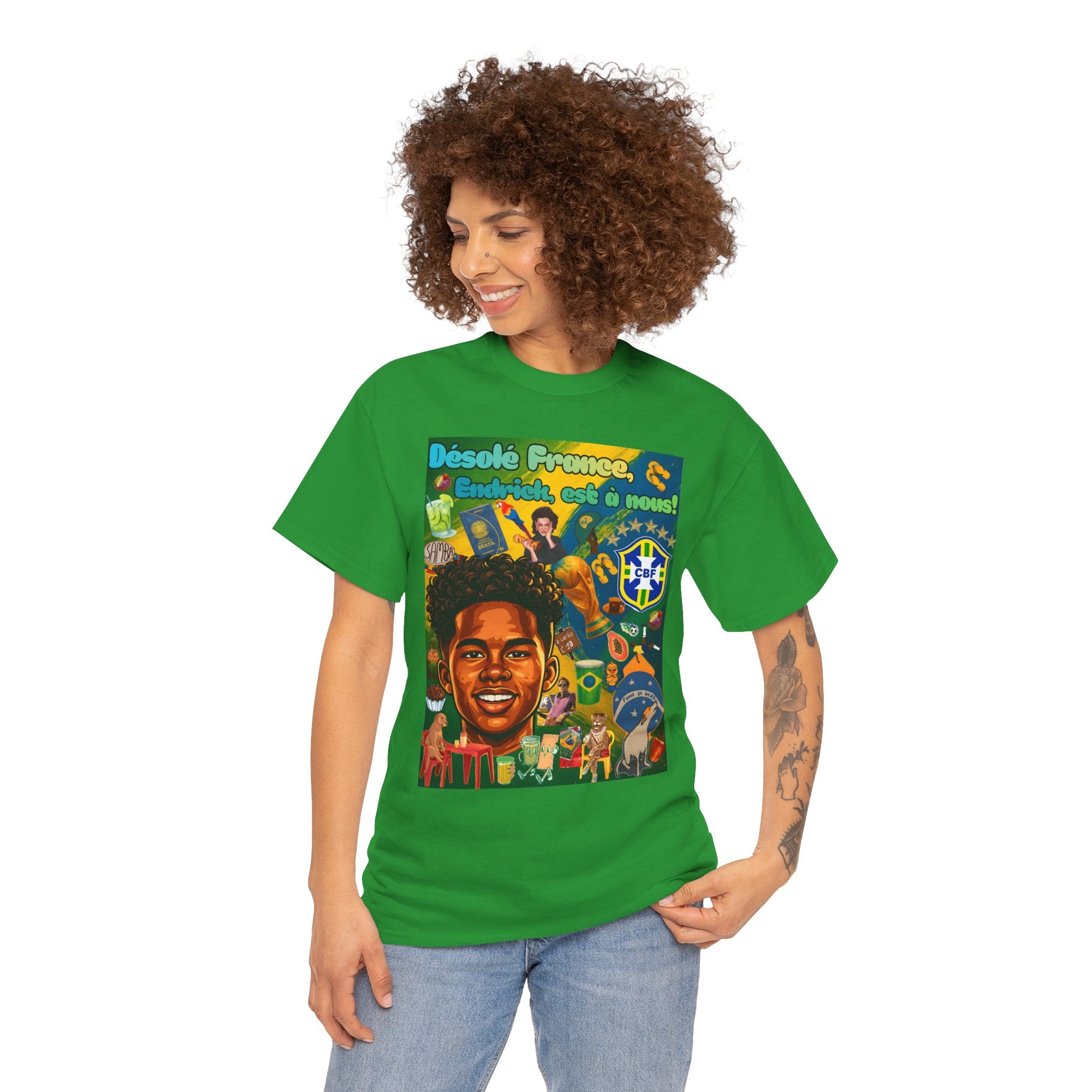 Unisex 100% Algodão OEKO-TEX®  | Brasil x Alemanha