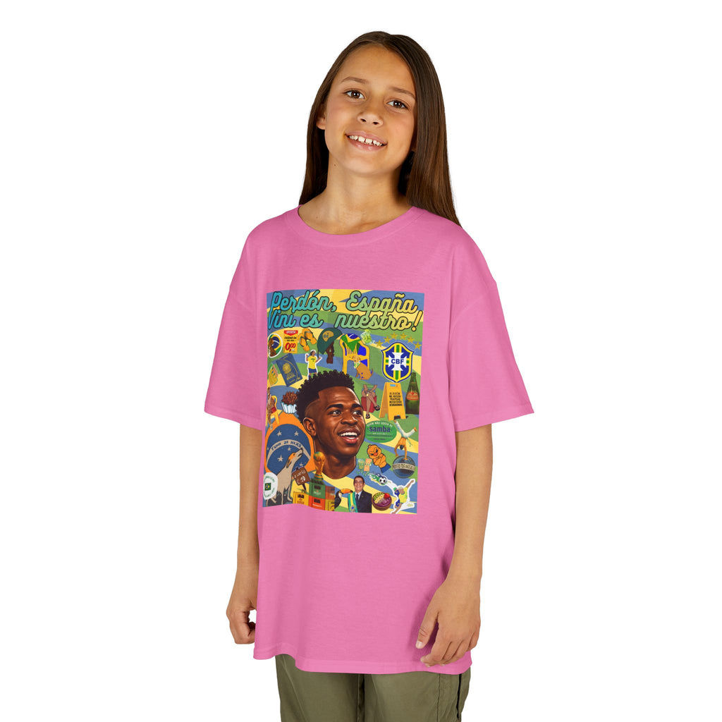 Unisex Kids 100% Algodão | Brasil x Espanha