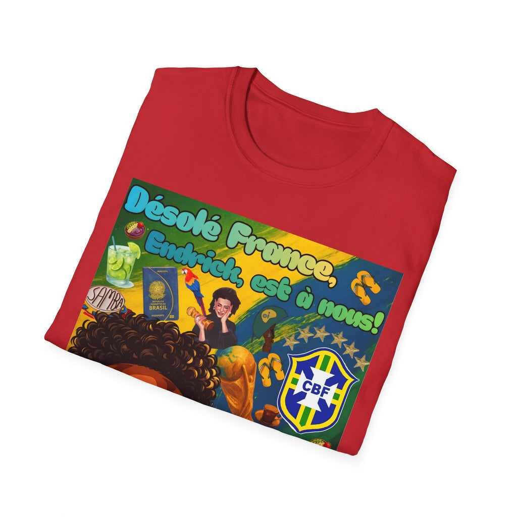 Unisex Graphic T-Shirt | Brasil x França