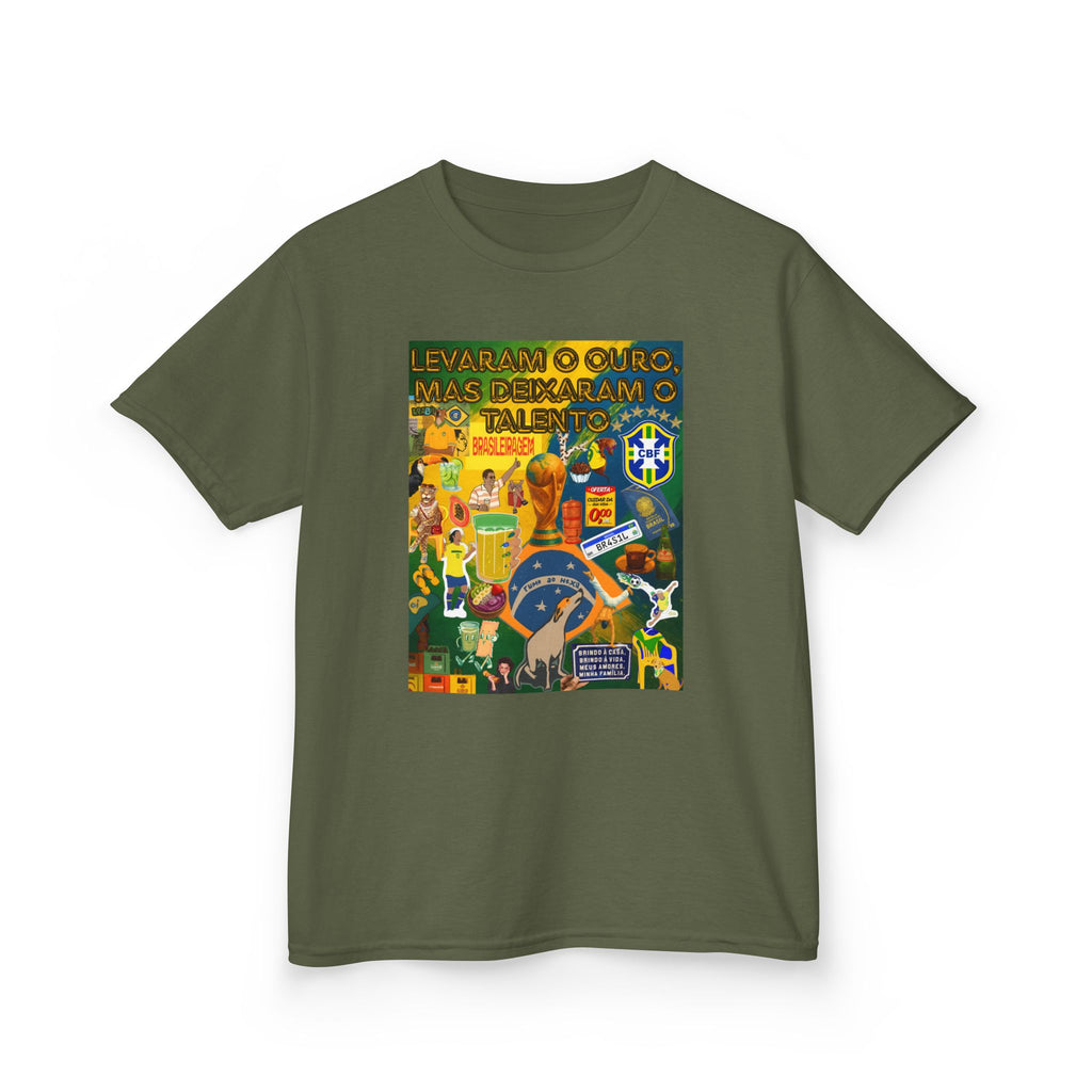 Unisex Kids 100% Algodão | Brasil x Portugal
