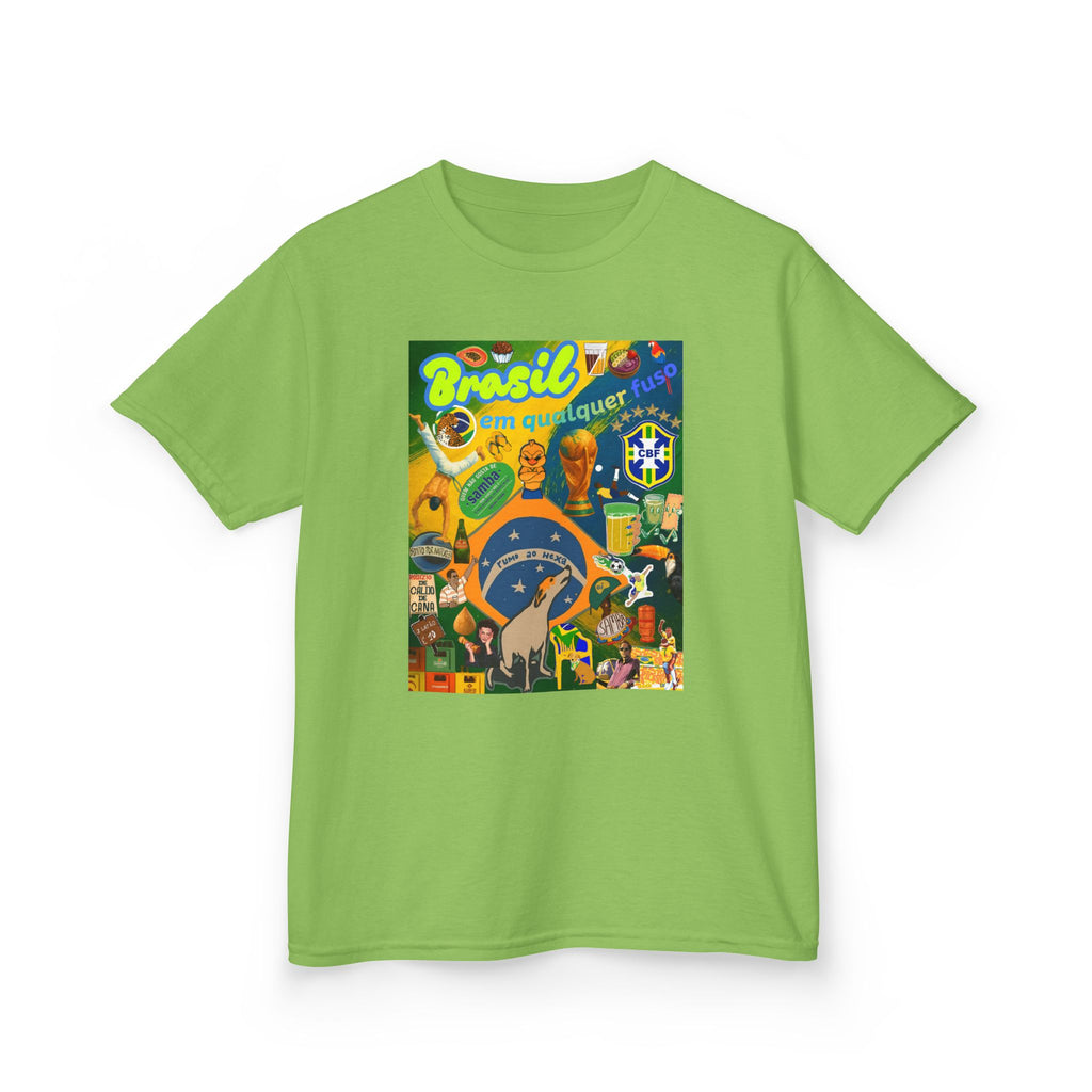 Unisex Kids 100% Algodão | Brasil em qualquer fuso!
