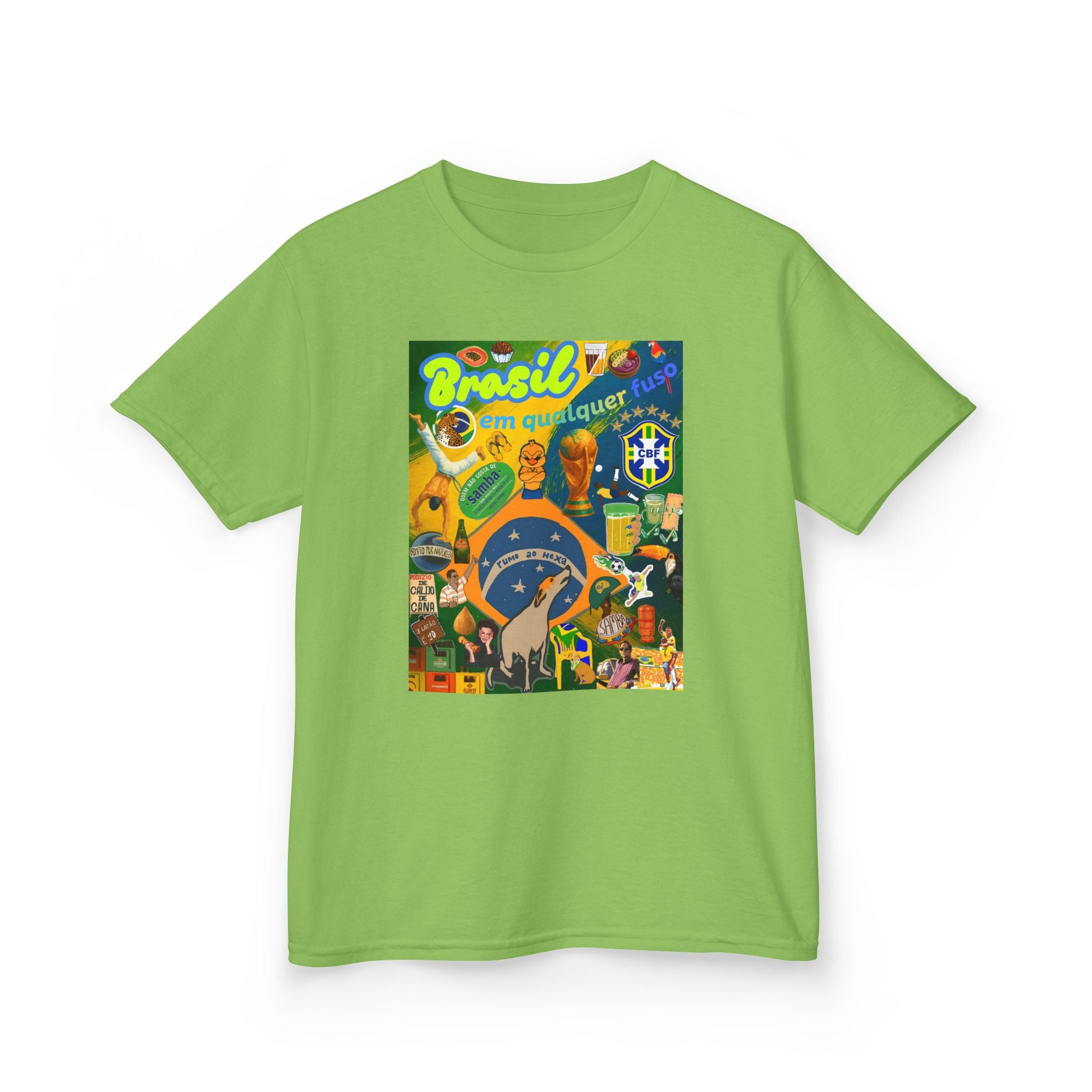 Unisex Kids 100% Algodão | Brasil em qualquer fuso!