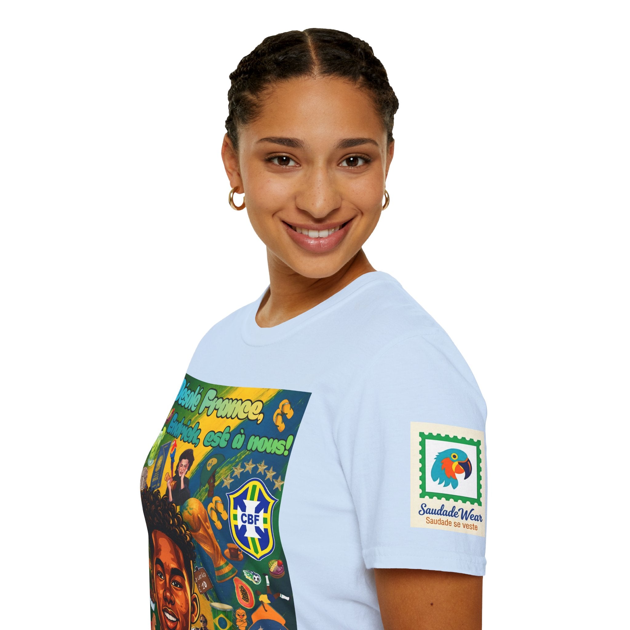 Unisex Graphic T-Shirt | Brasil x França