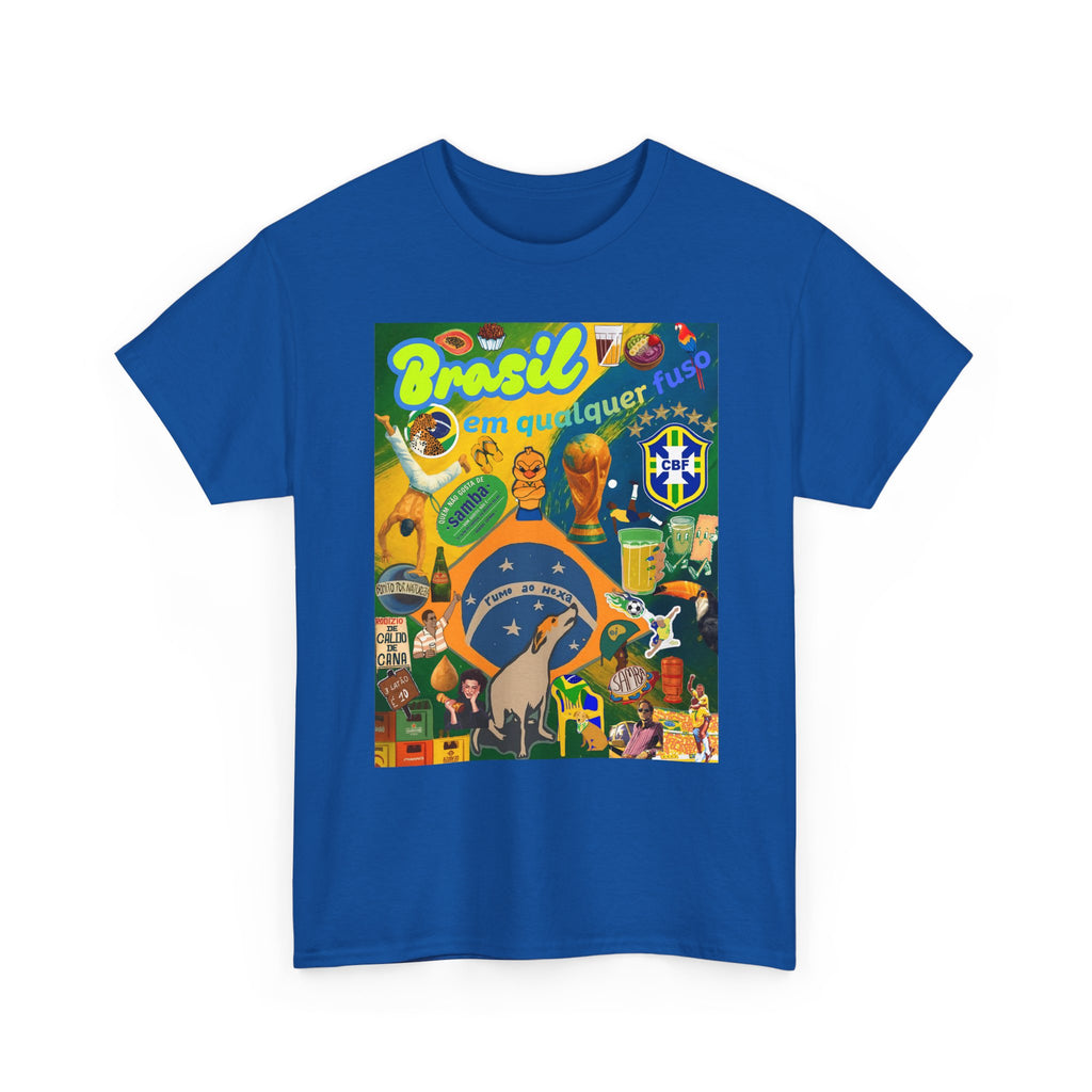 Unisex 100% Algodão OEKO-TEX®  | Brasil em qualquer fuso!
