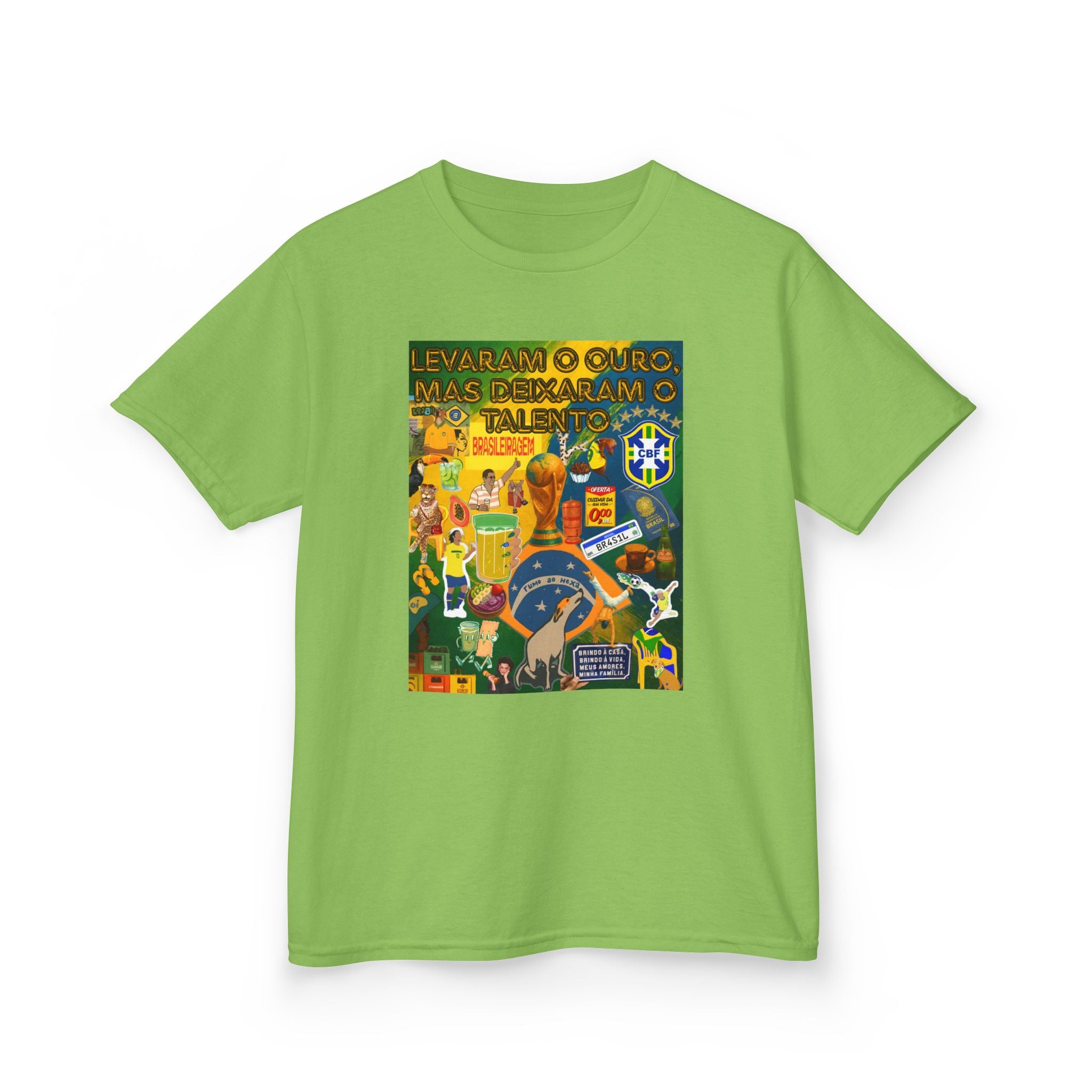 Unisex Kids 100% Algodão | Brasil x Portugal