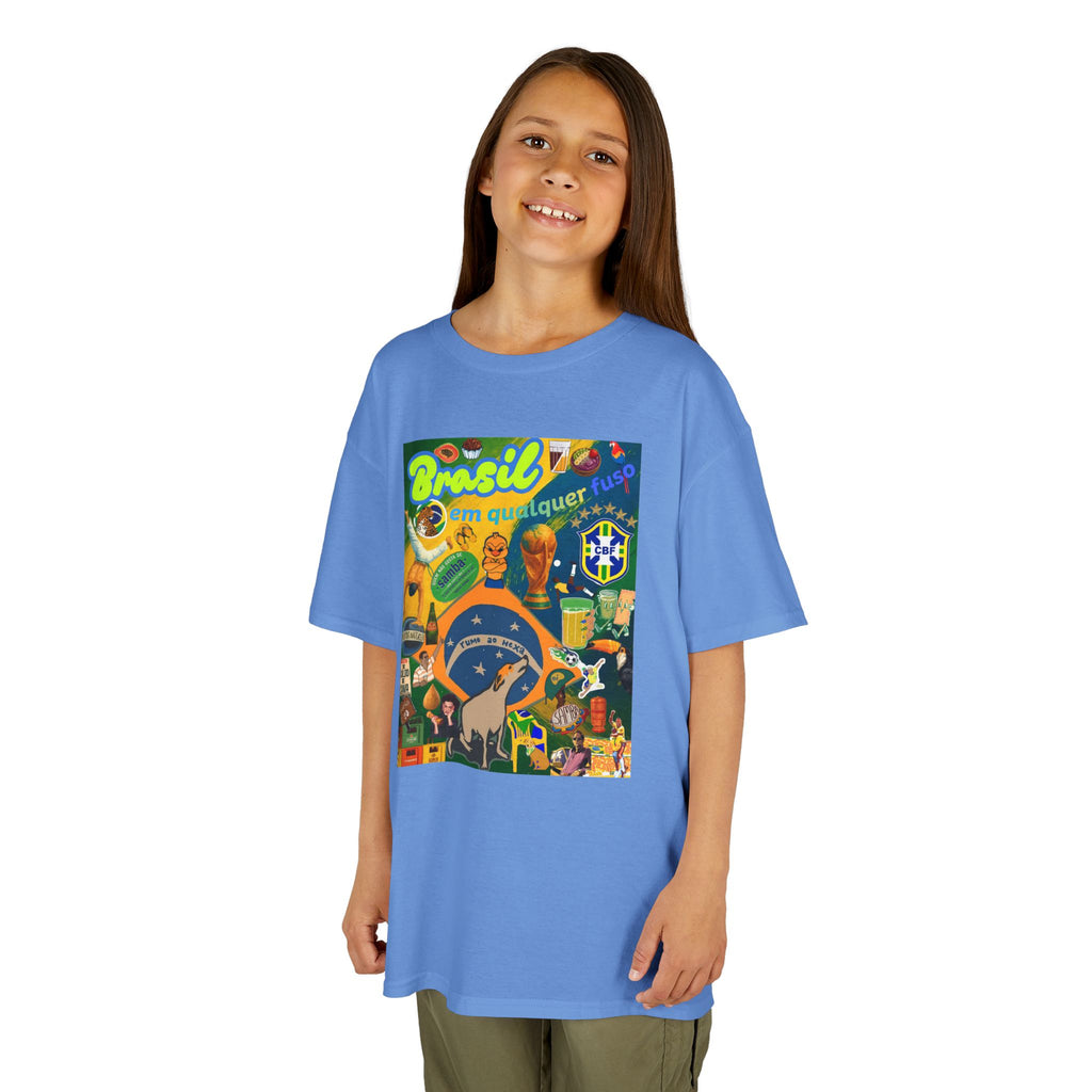 Unisex Kids 100% Algodão | Brasil em qualquer fuso!
