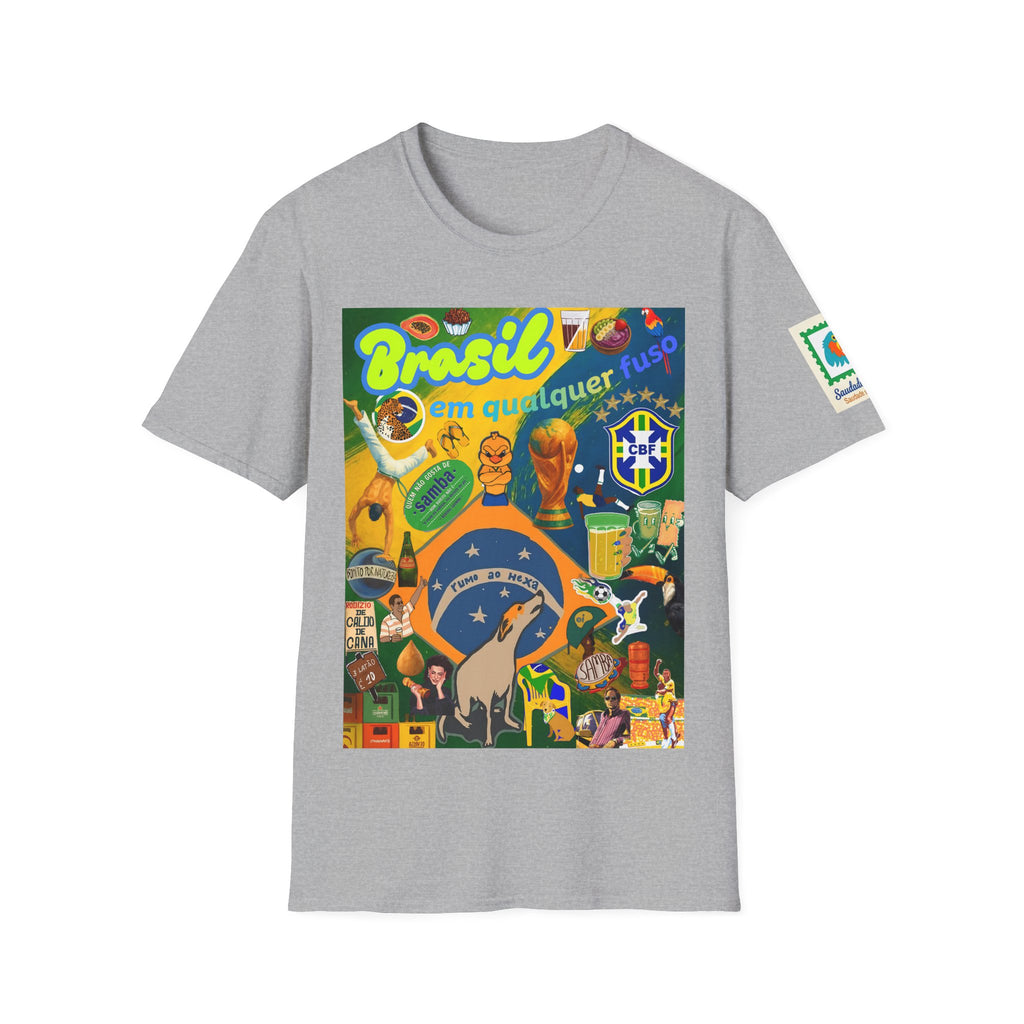 Unisex Graphic T-Shirt | Brasil em qualquer fuso.