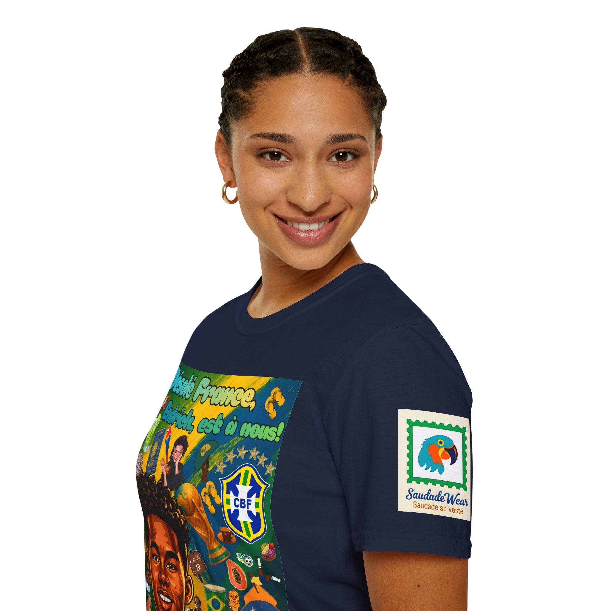 Unisex Graphic T-Shirt | Brasil x França