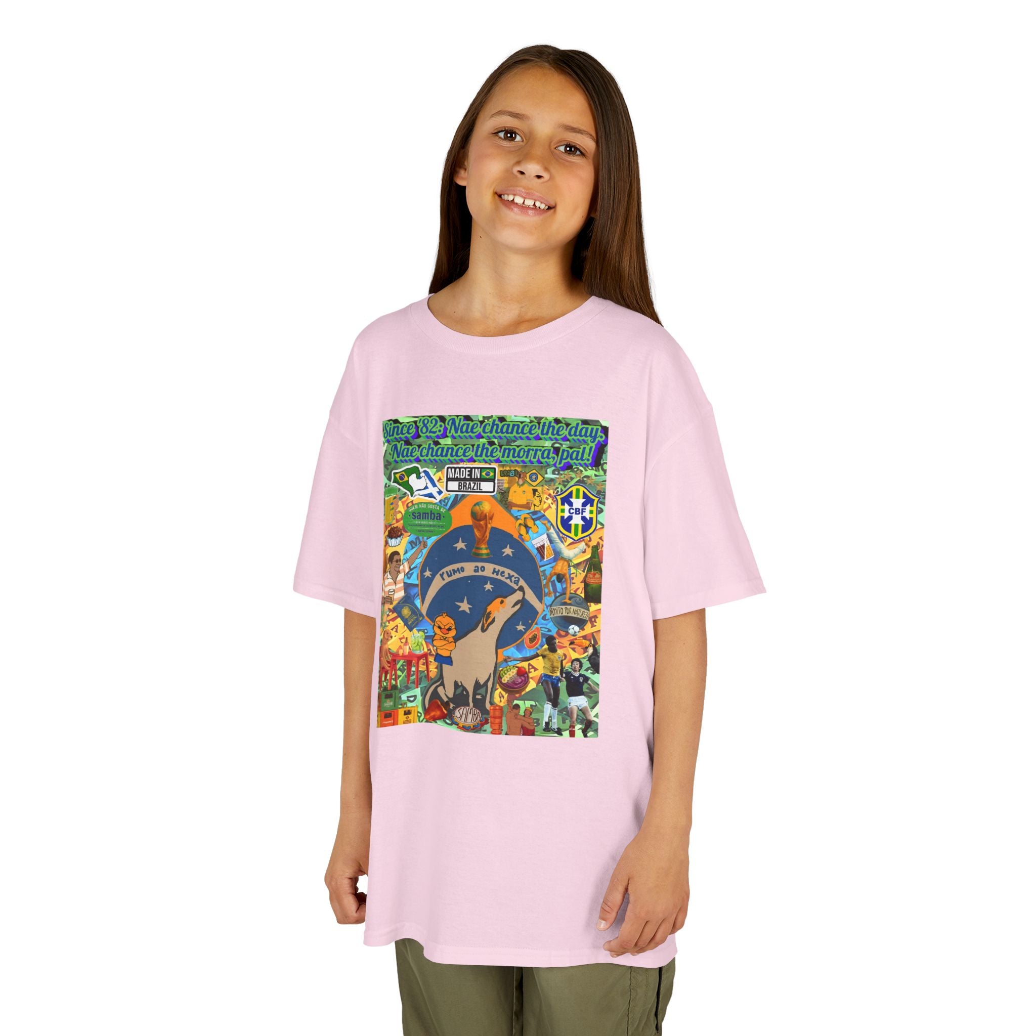 Unisex Kids 100% Algodão- Brasil x Escócia