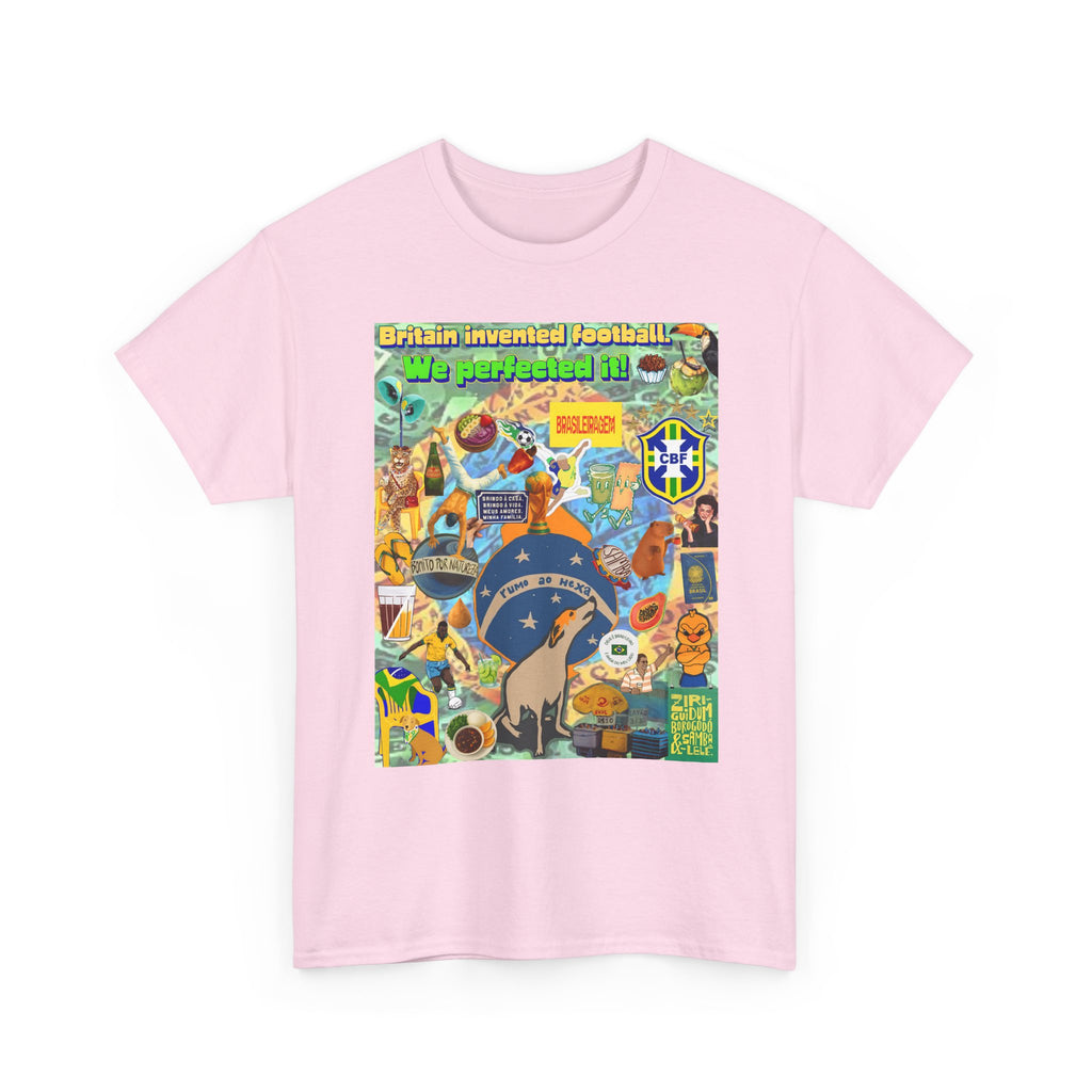 Unisex 100% Algodão OEKO-TEX®  | Brasil x Britain - O jogo nasceu lá, mas o Brasil o elevou a outro patamar!