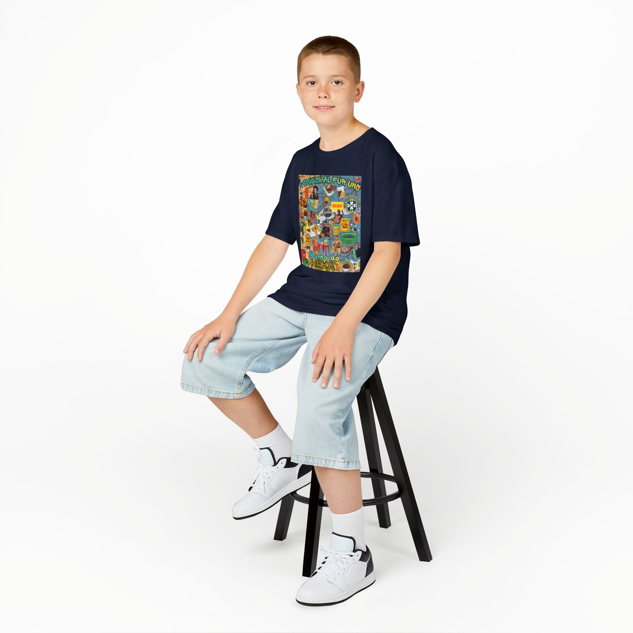 Unisex Kids 100% Algodão | Brasil x Alemanha