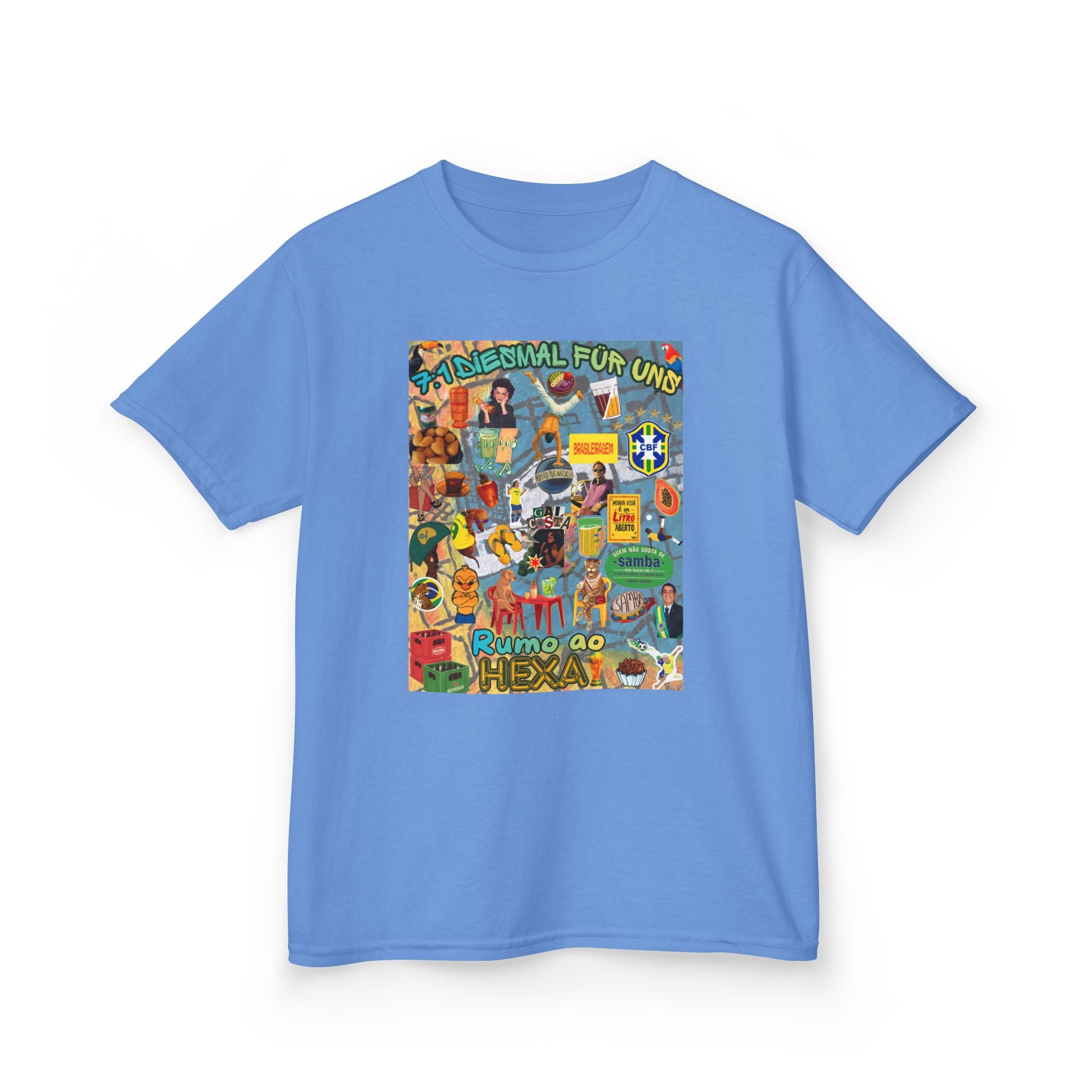 Unisex Kids 100% Algodão | Brasil x Alemanha