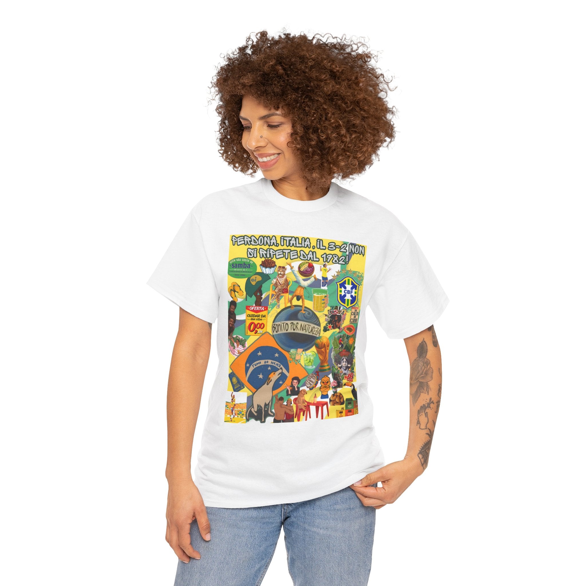Unisex 100% Algodão OEKO-TEX® | Brasil x Itália