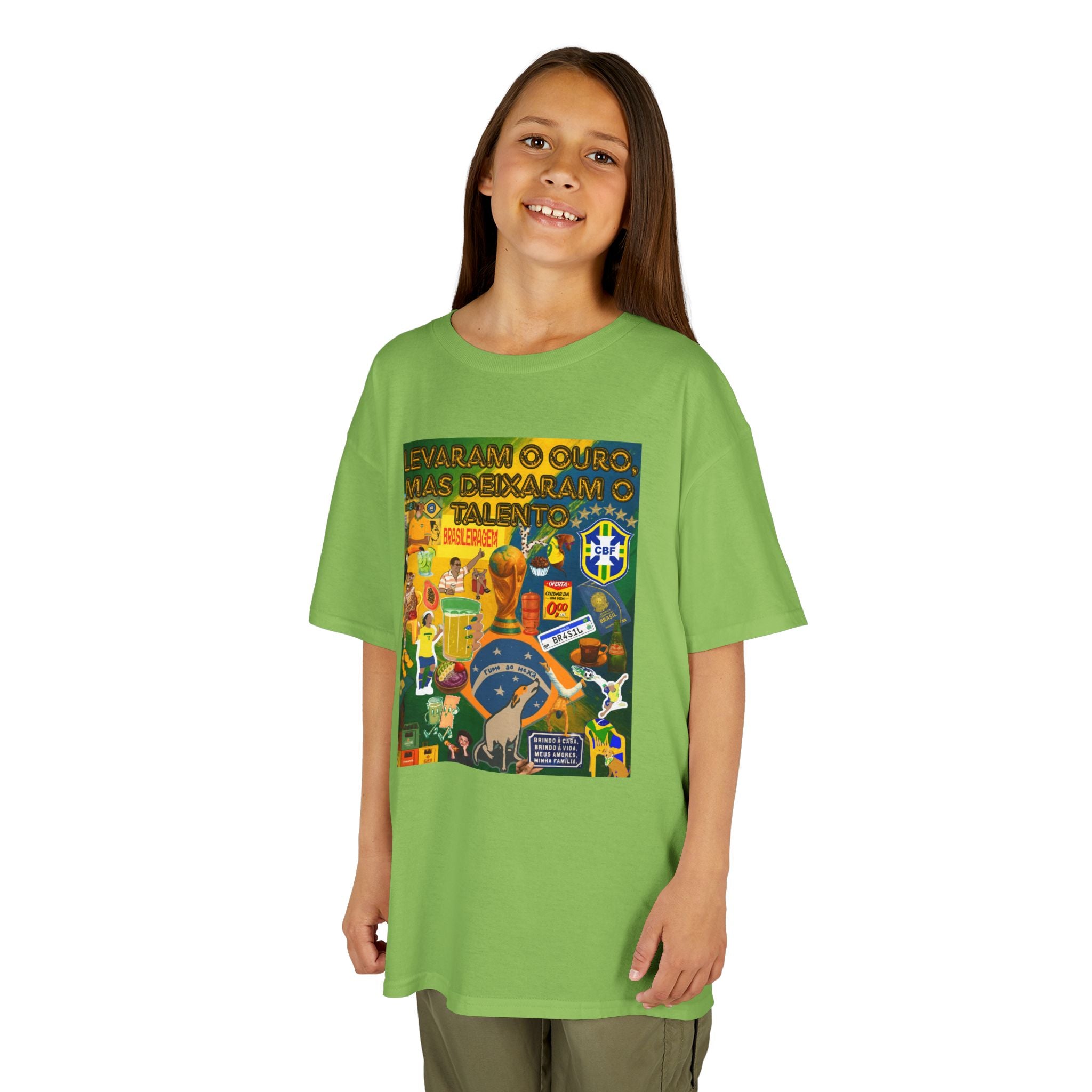 Unisex Kids 100% Algodão | Brasil x Portugal
