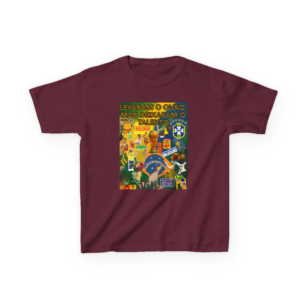 Unisex Kids 100% Algodão | Brasil x Portugal