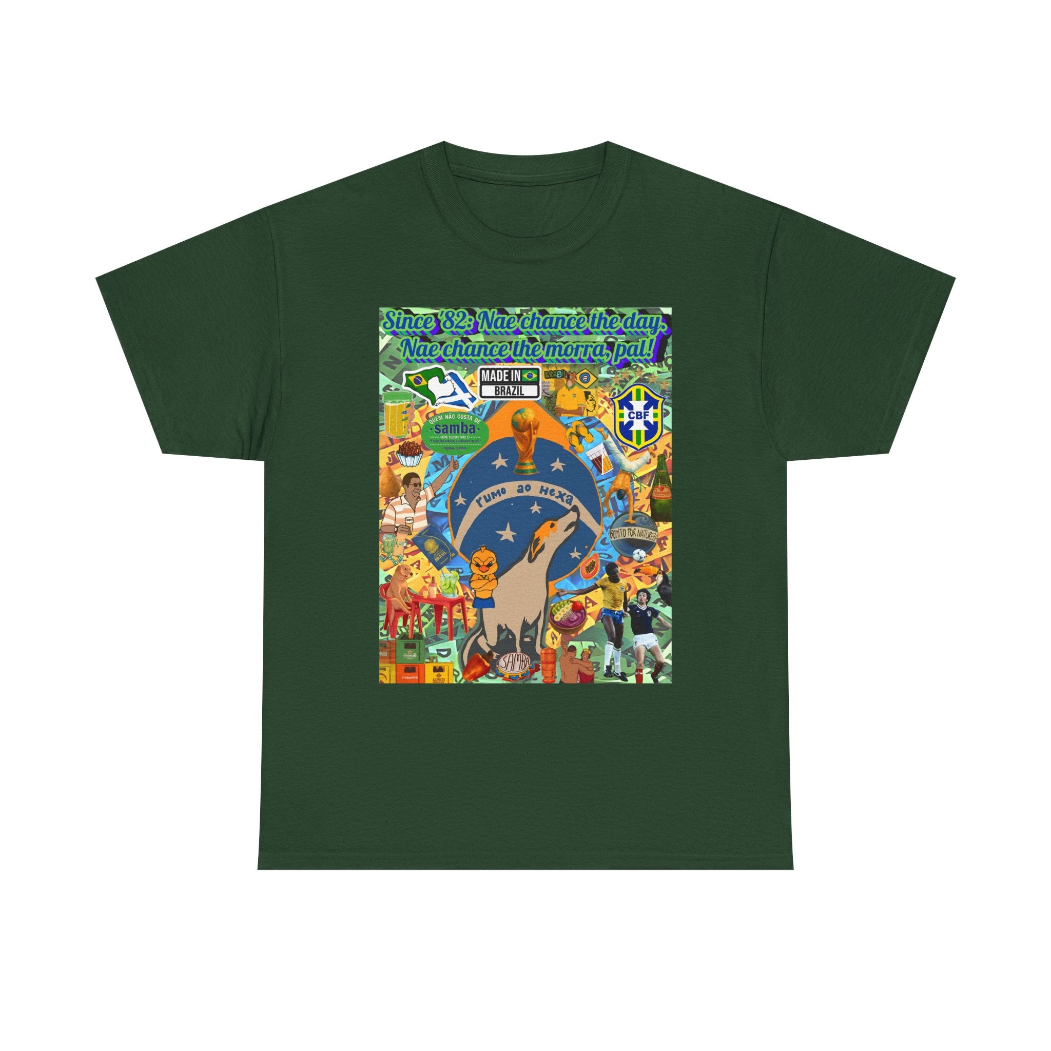 Unisex 100% Algodão OEKO-TEX® | Brasil x Escócia