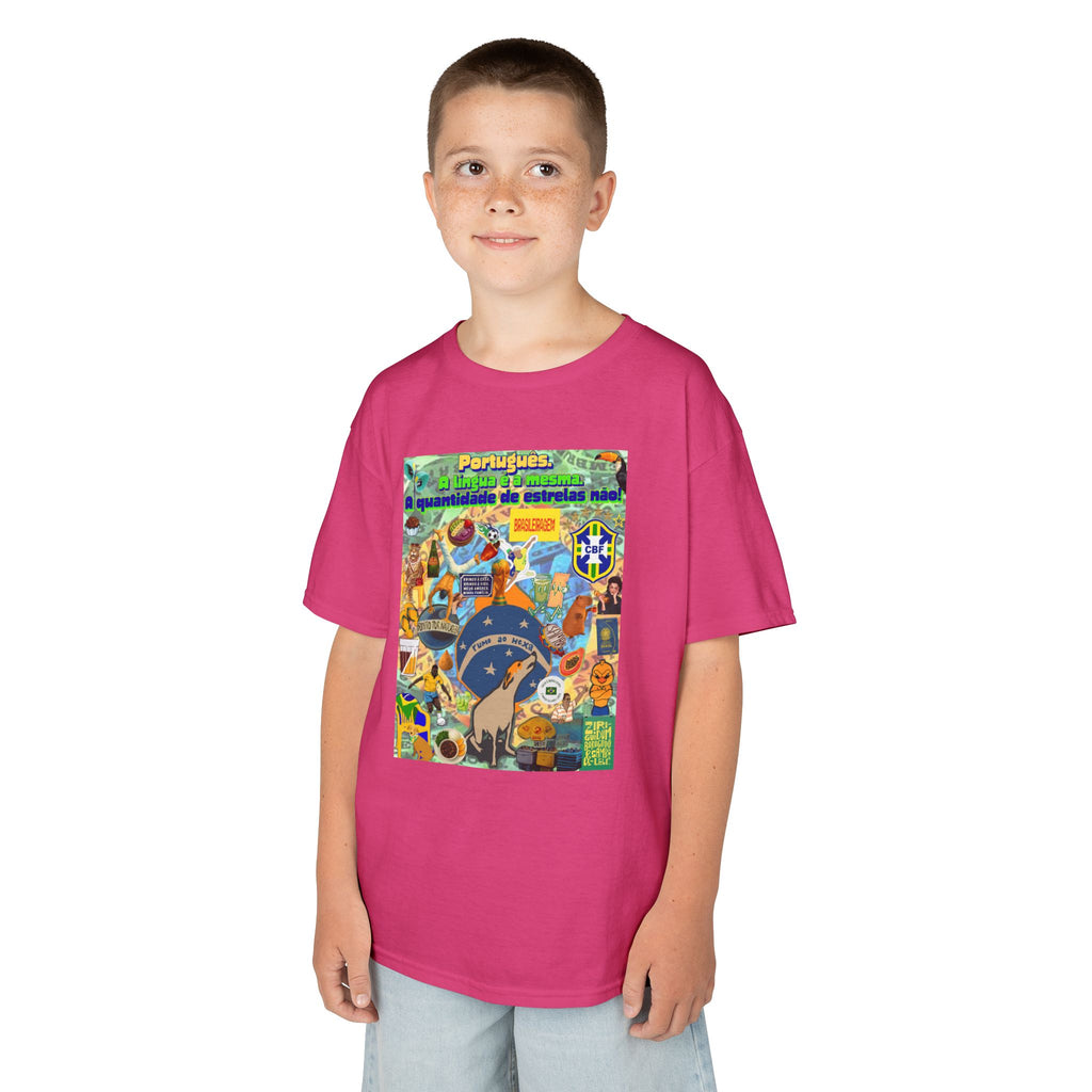 Unisex Kids 100% Algodão | Brasil x Portugal