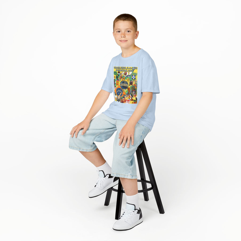 Unisex Kids 100% Algodão | Brasil x Itália