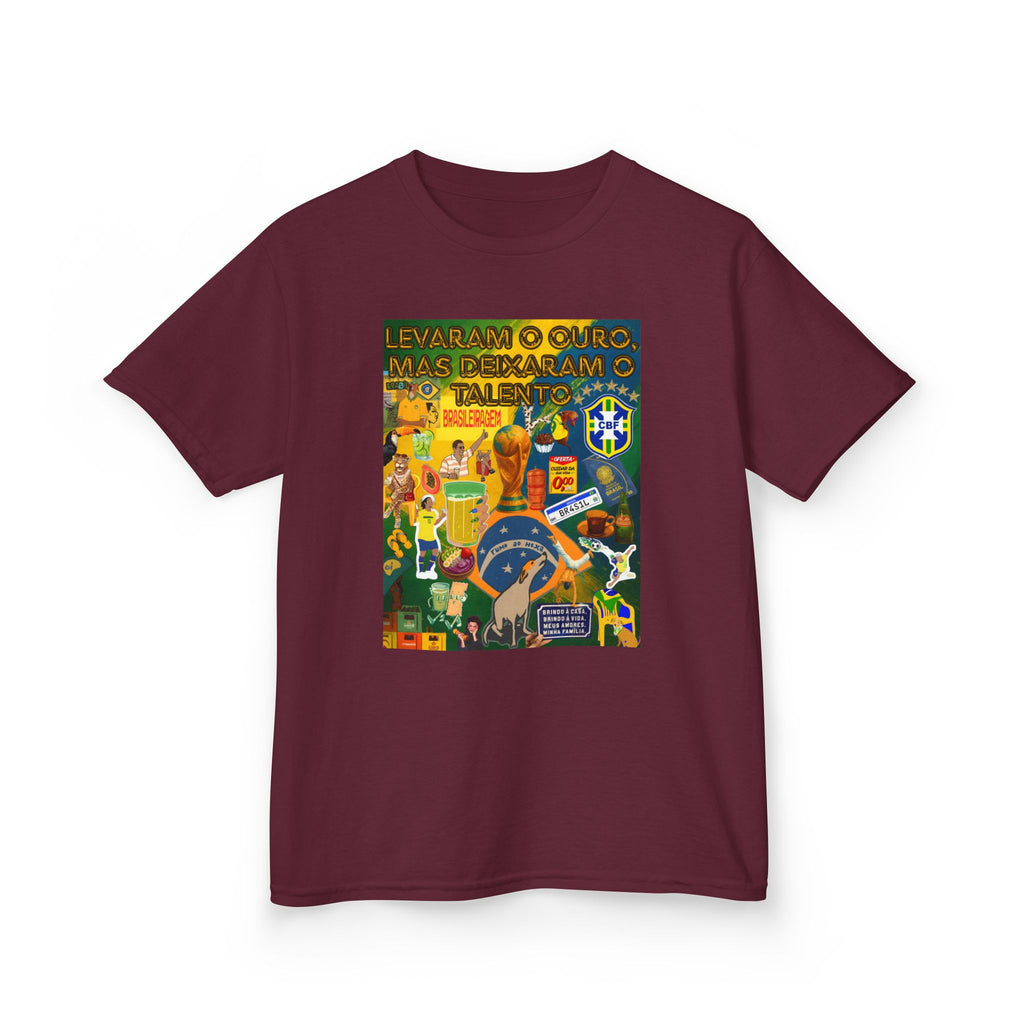 Unisex Kids 100% Algodão | Brasil x Portugal