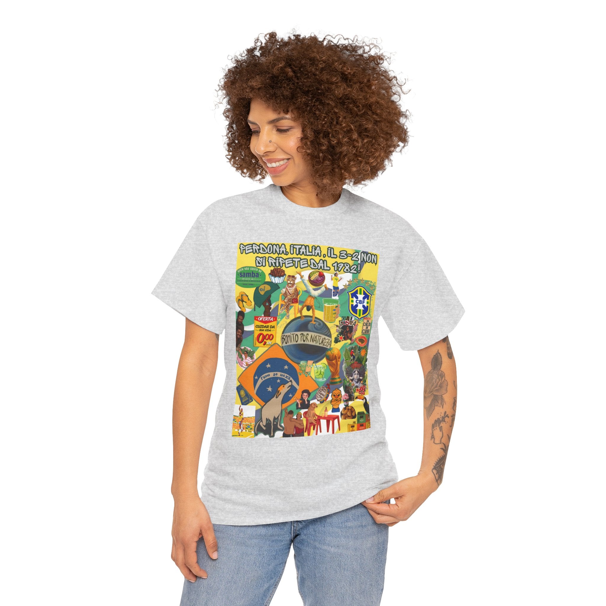 Unisex 100% Algodão OEKO-TEX® | Brasil x Itália