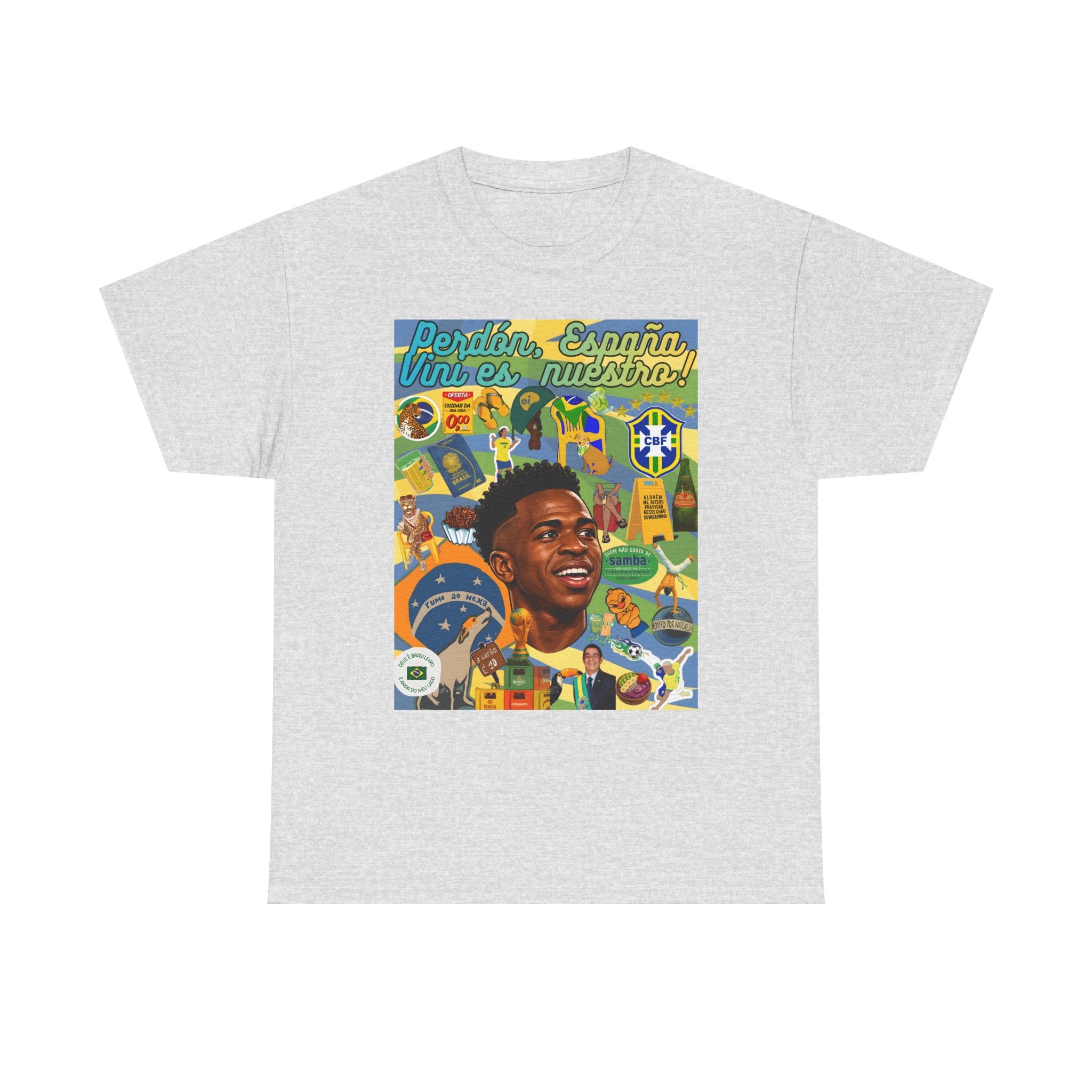 Unisex 100% Algodão OEKO-TEX®  | Brasil x Espanha