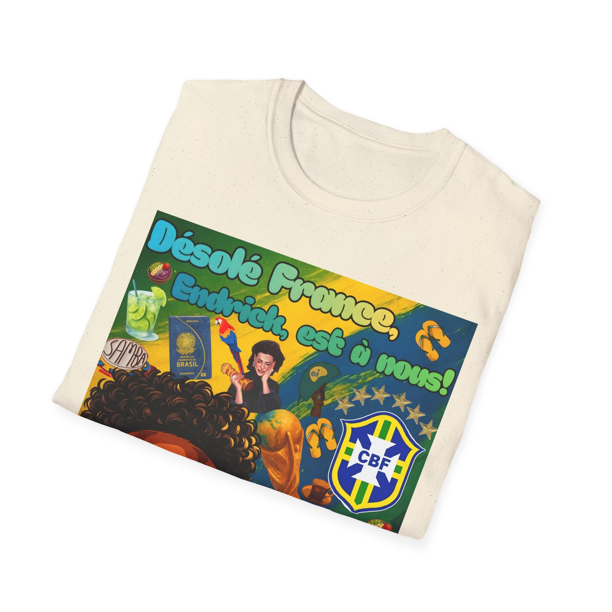 Unisex Graphic T-Shirt | Brasil x França