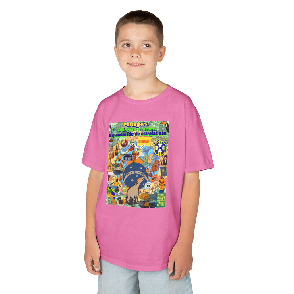 Unisex Kids 100% Algodão | Brasil x Portugal