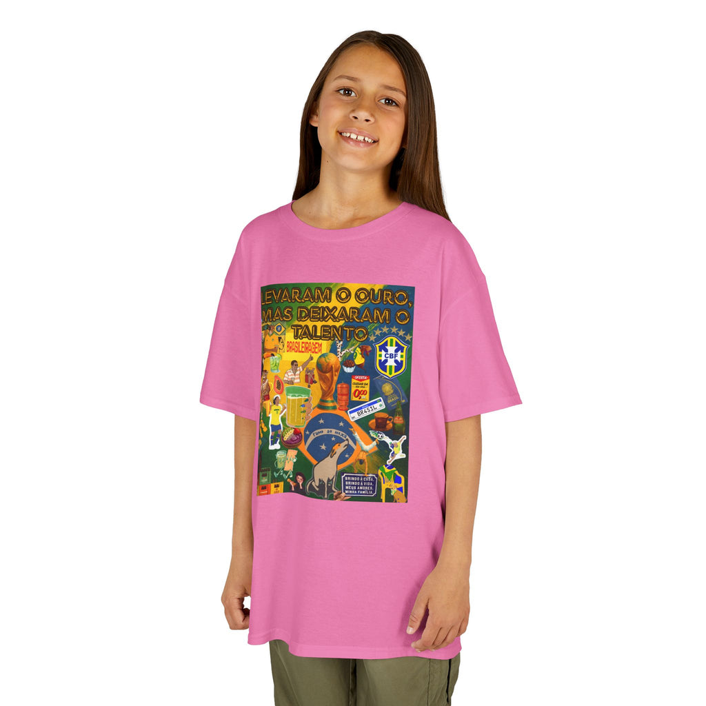 Unisex Kids 100% Algodão | Brasil x Portugal