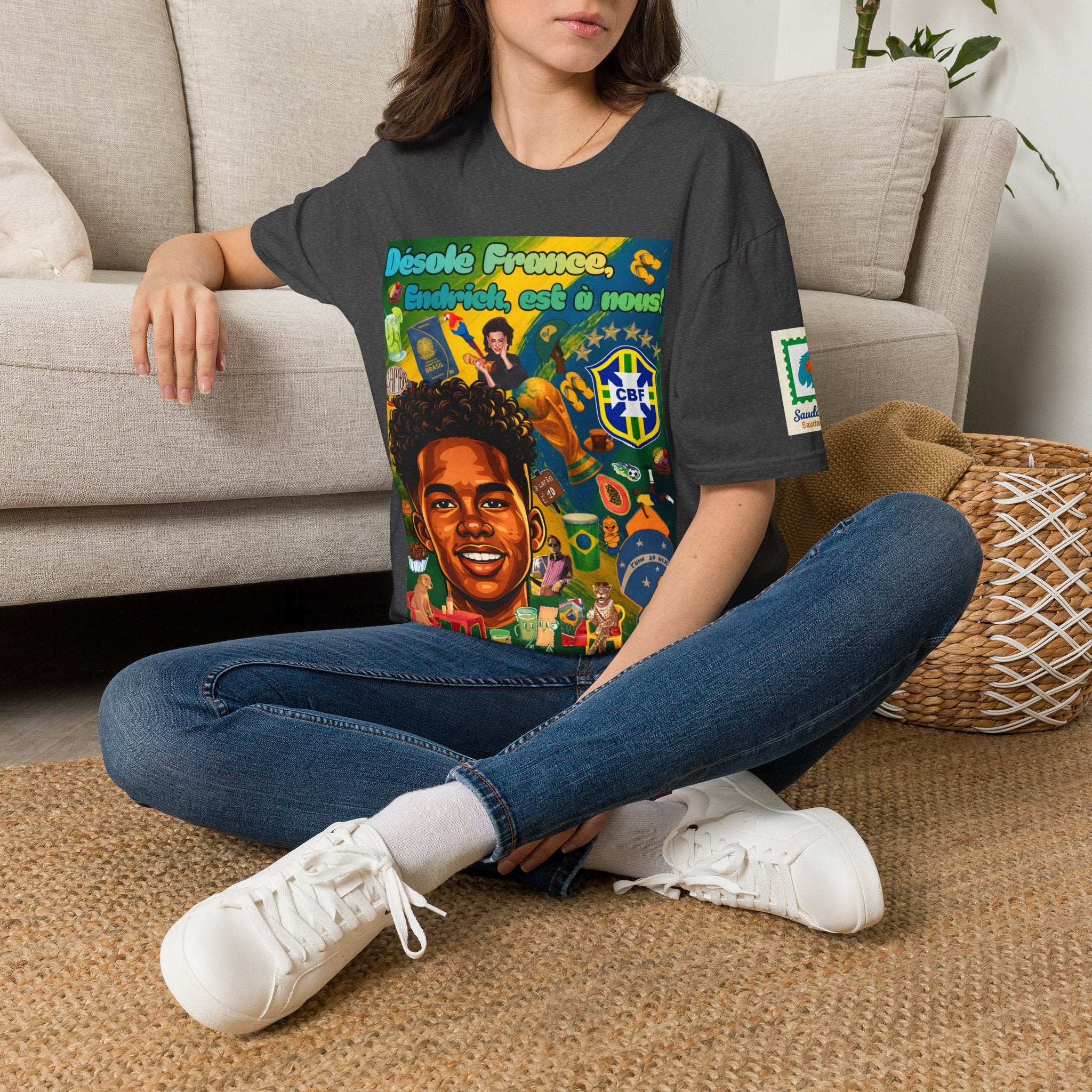 Unisex Graphic T-Shirt | Brasil x França