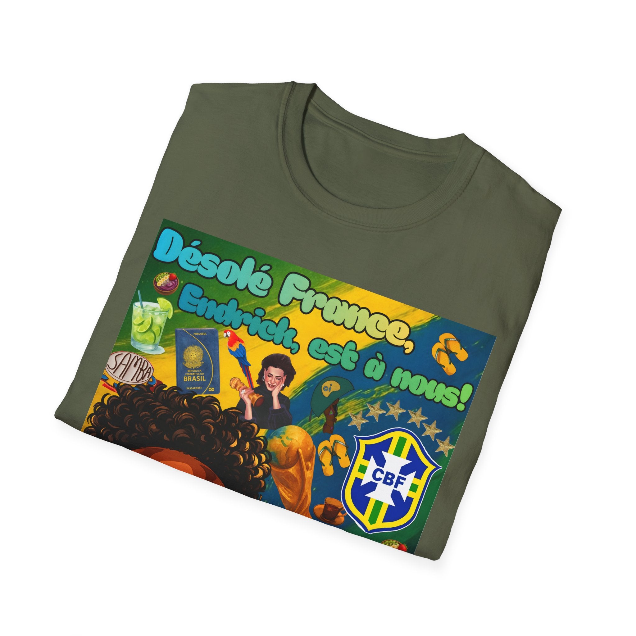 Unisex Graphic T-Shirt | Brasil x França