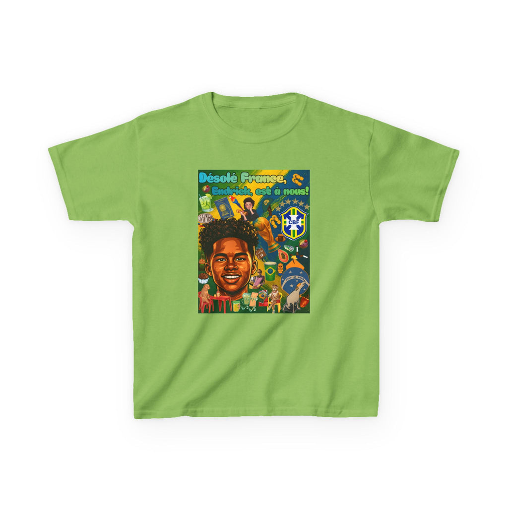 Unisex Kids 100% Algodão | Brasil x França