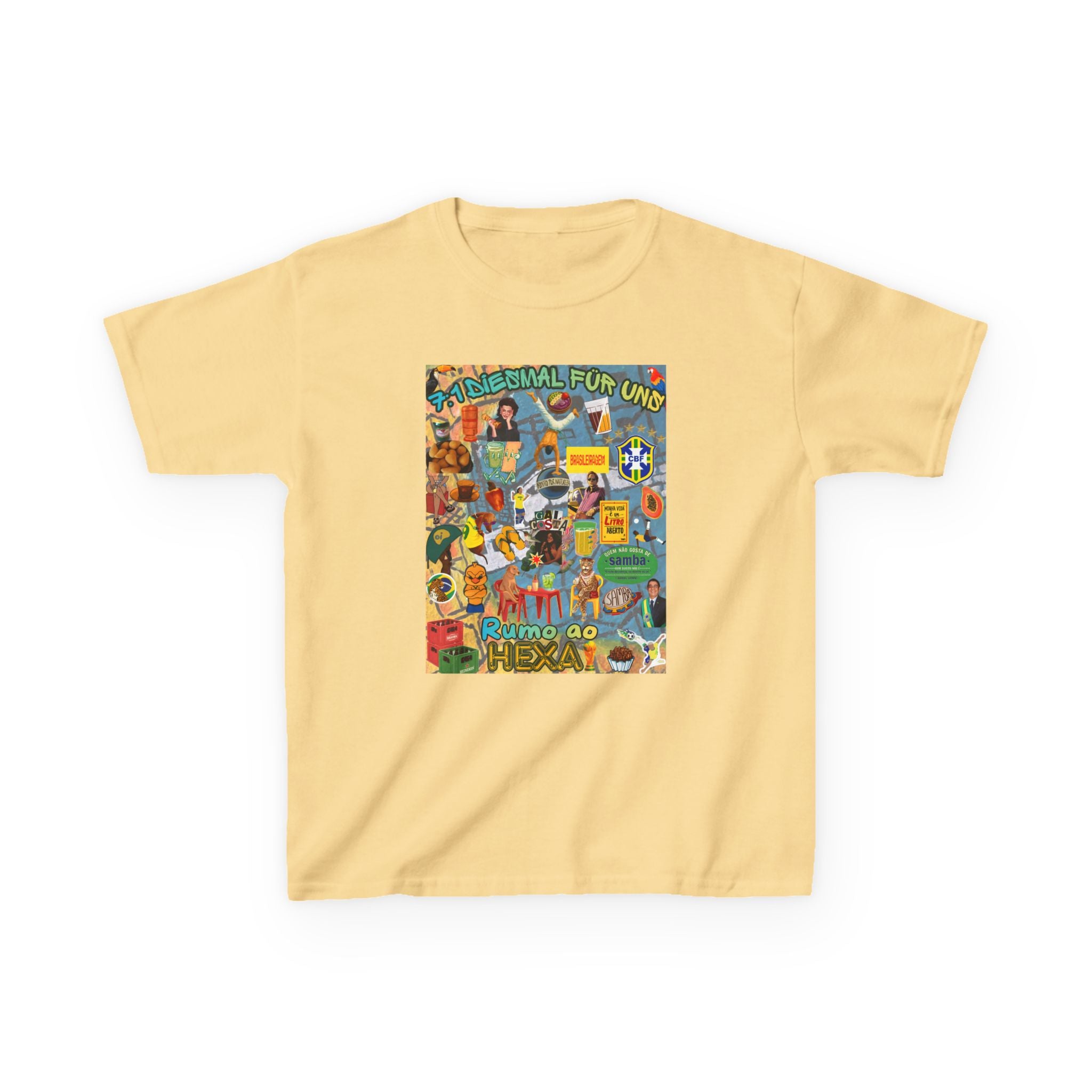 Unisex Kids 100% Algodão | Brasil x Alemanha