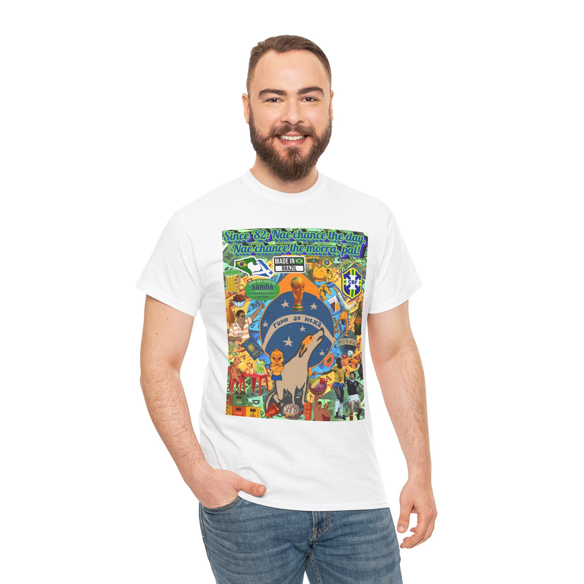 Unisex 100% Algodão OEKO-TEX® | Brasil x Escócia