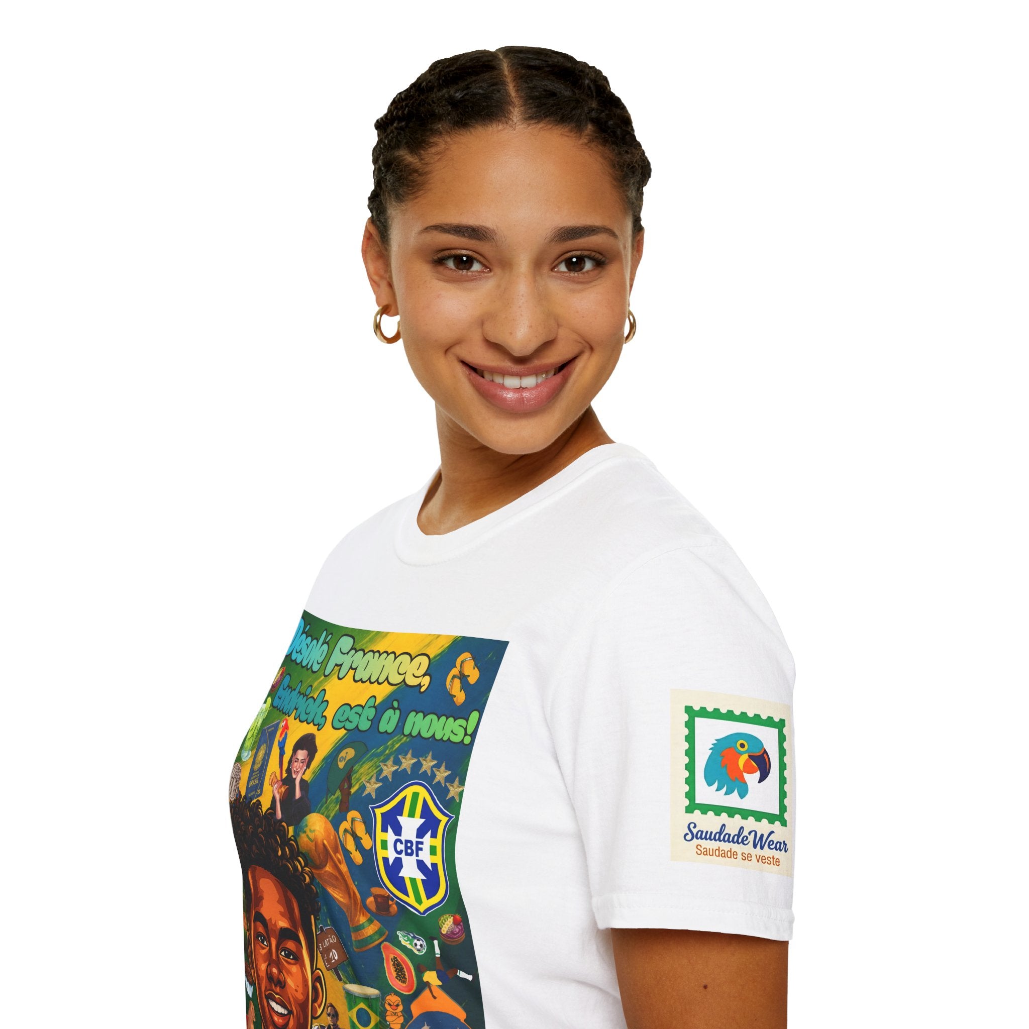Unisex Graphic T-Shirt | Brasil x França
