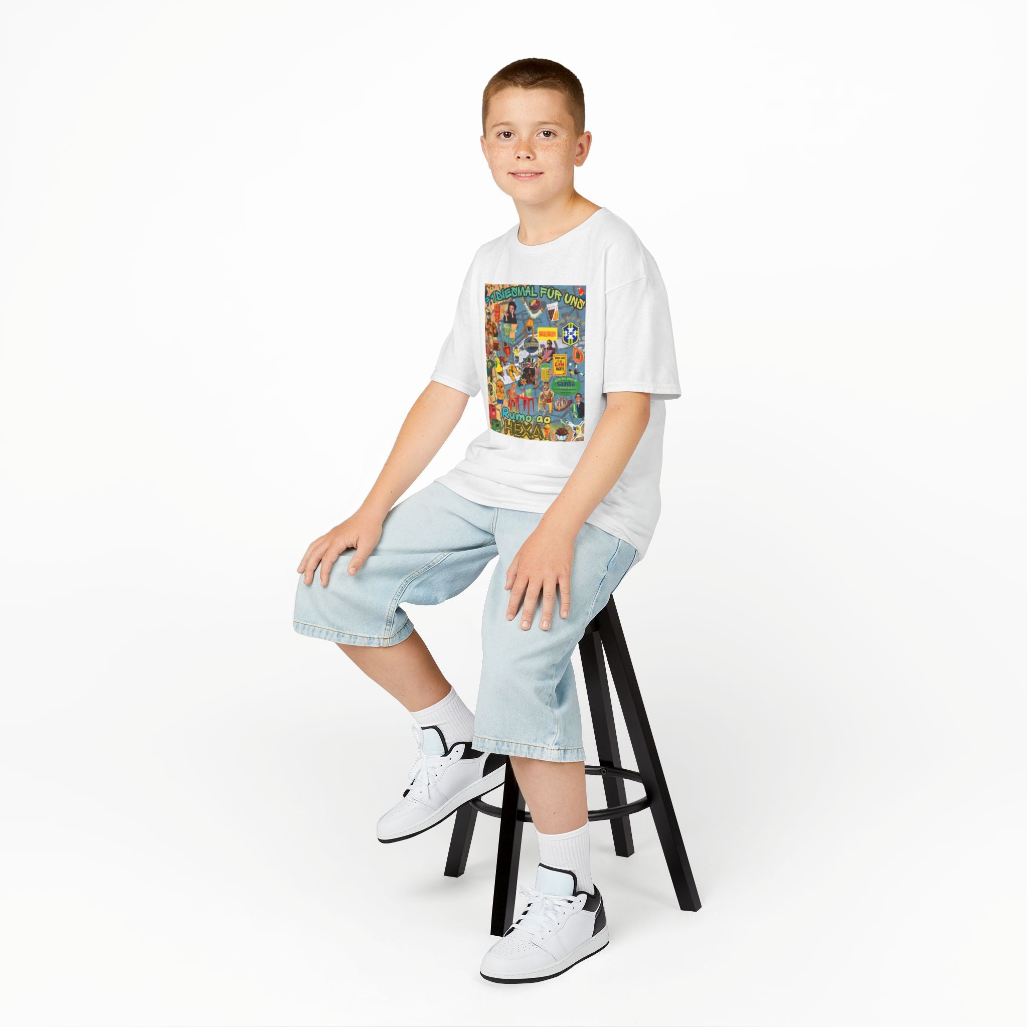 Unisex Kids 100% Algodão | Brasil x Alemanha