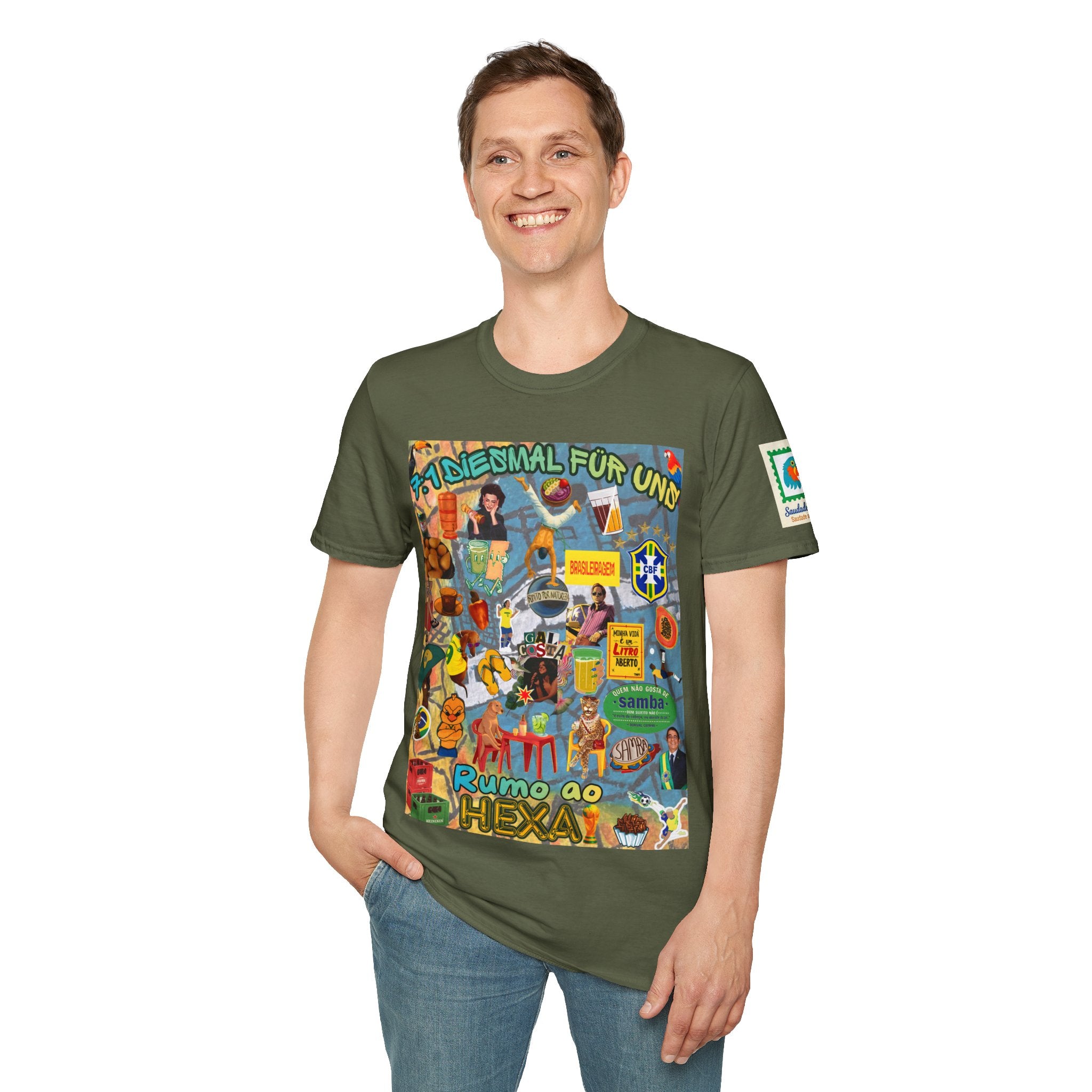 Unisex Graphic T-Shirt | Brasil x Alemanha