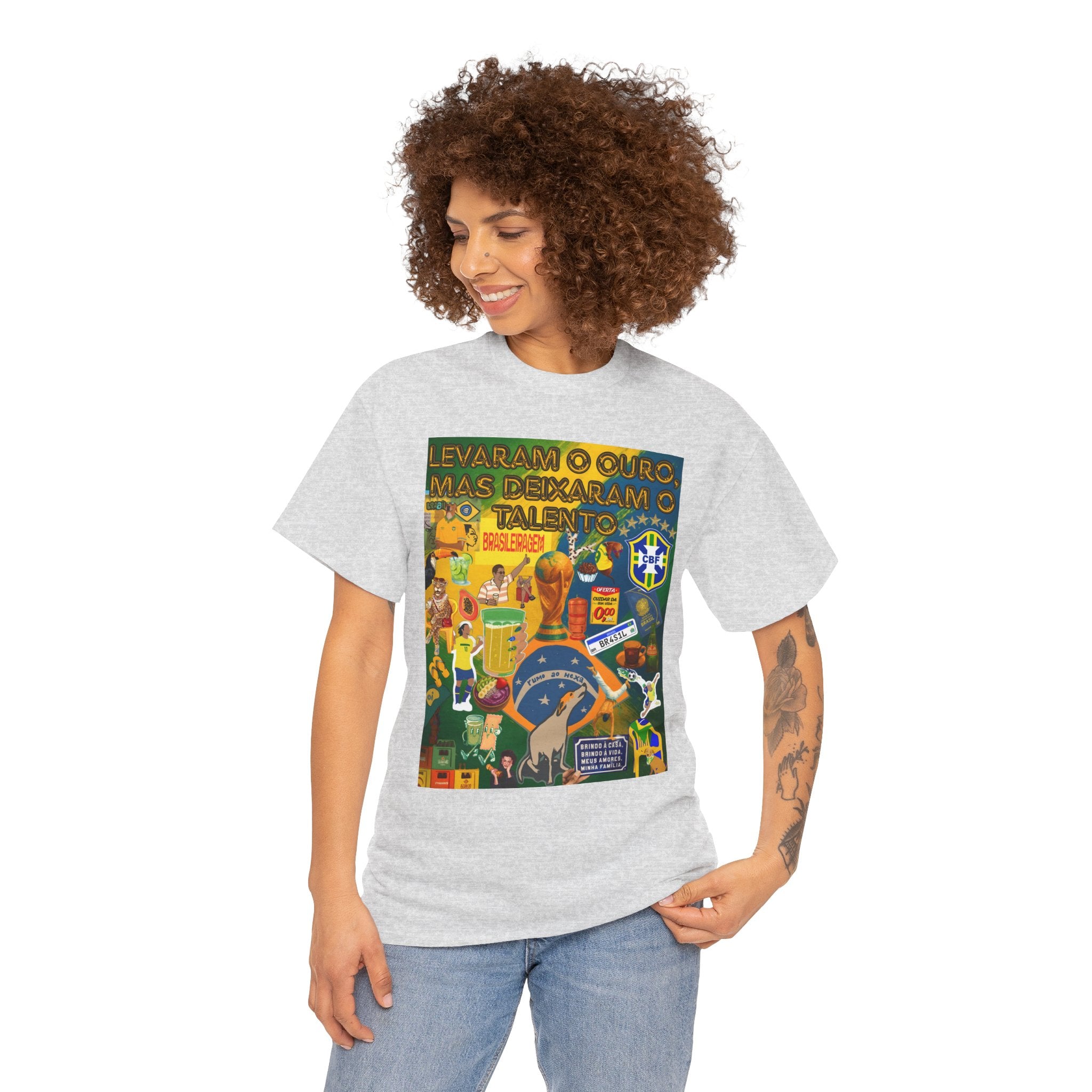Unisex 100% Algodão OEKO-TEX®  | Brasil x Portugal