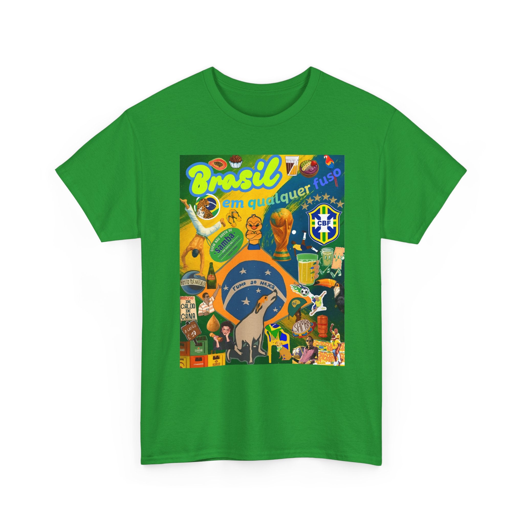 Unisex 100% Algodão OEKO-TEX®  | Brasil em qualquer fuso!
