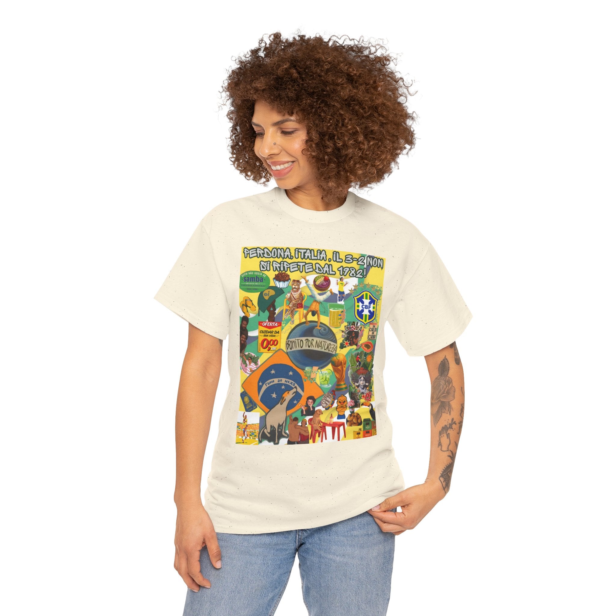Unisex 100% Algodão OEKO-TEX® | Brasil x Itália