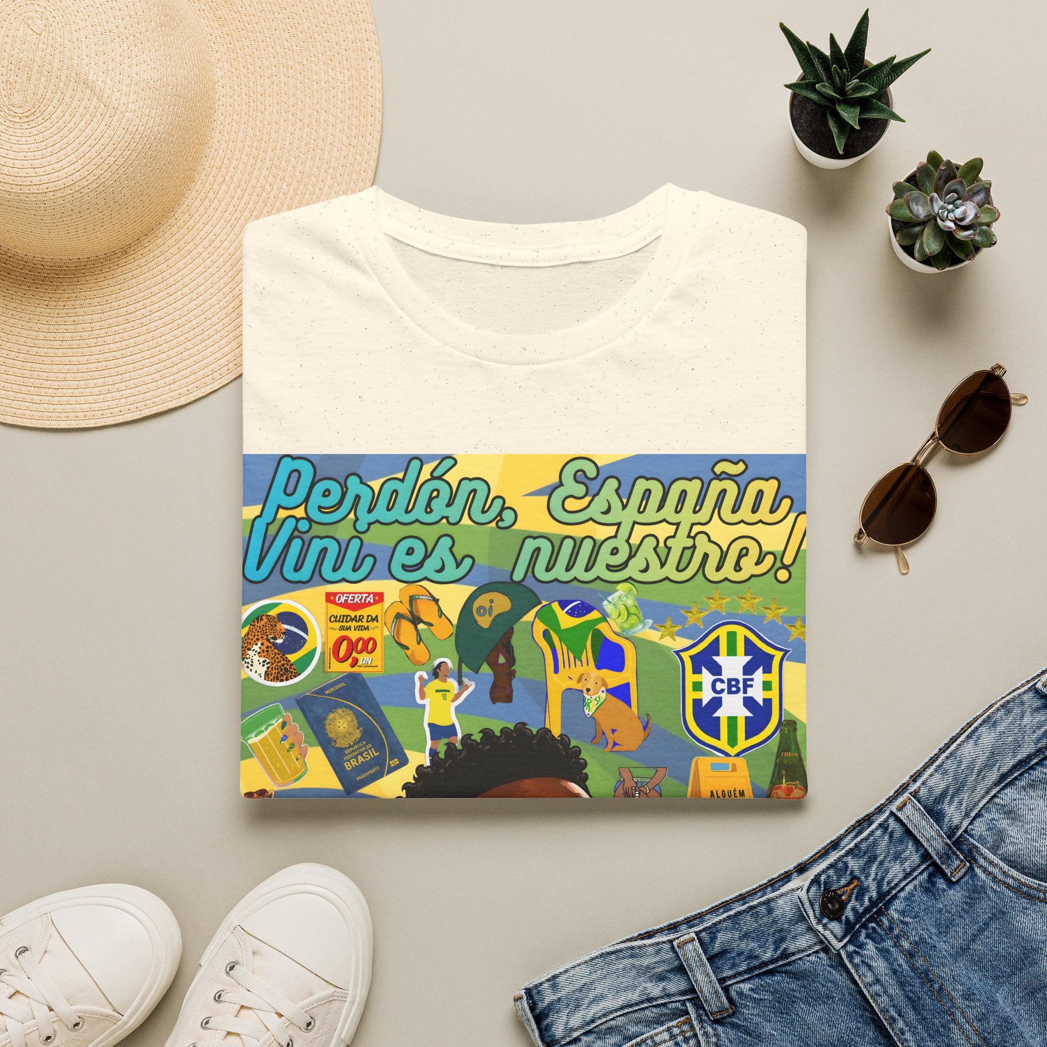 Unisex Graphic T-Shirt | Brasil x Espanha