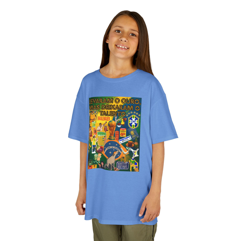 Unisex Kids 100% Algodão | Brasil x Portugal