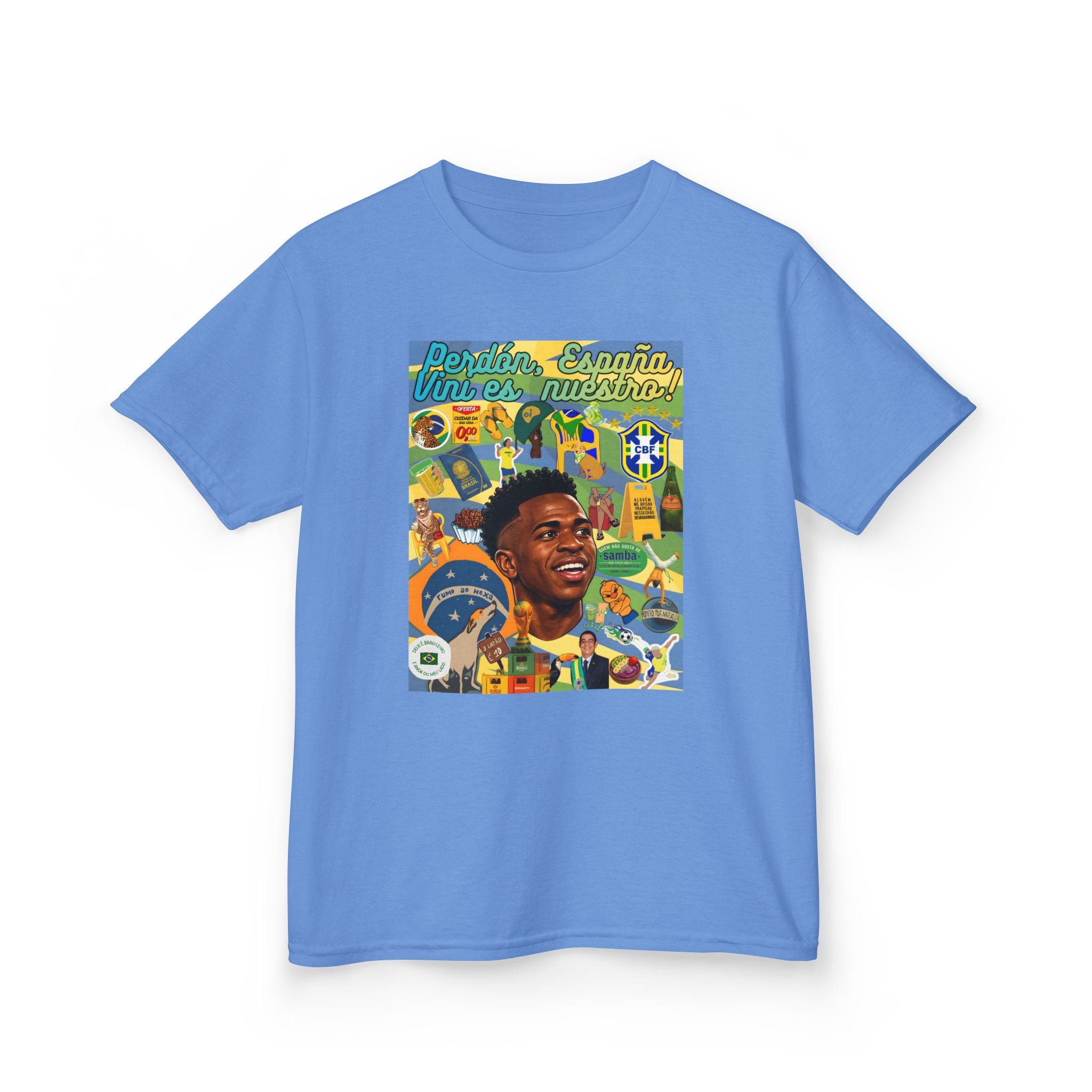 Unisex Kids 100% Algodão | Brasil x Espanha