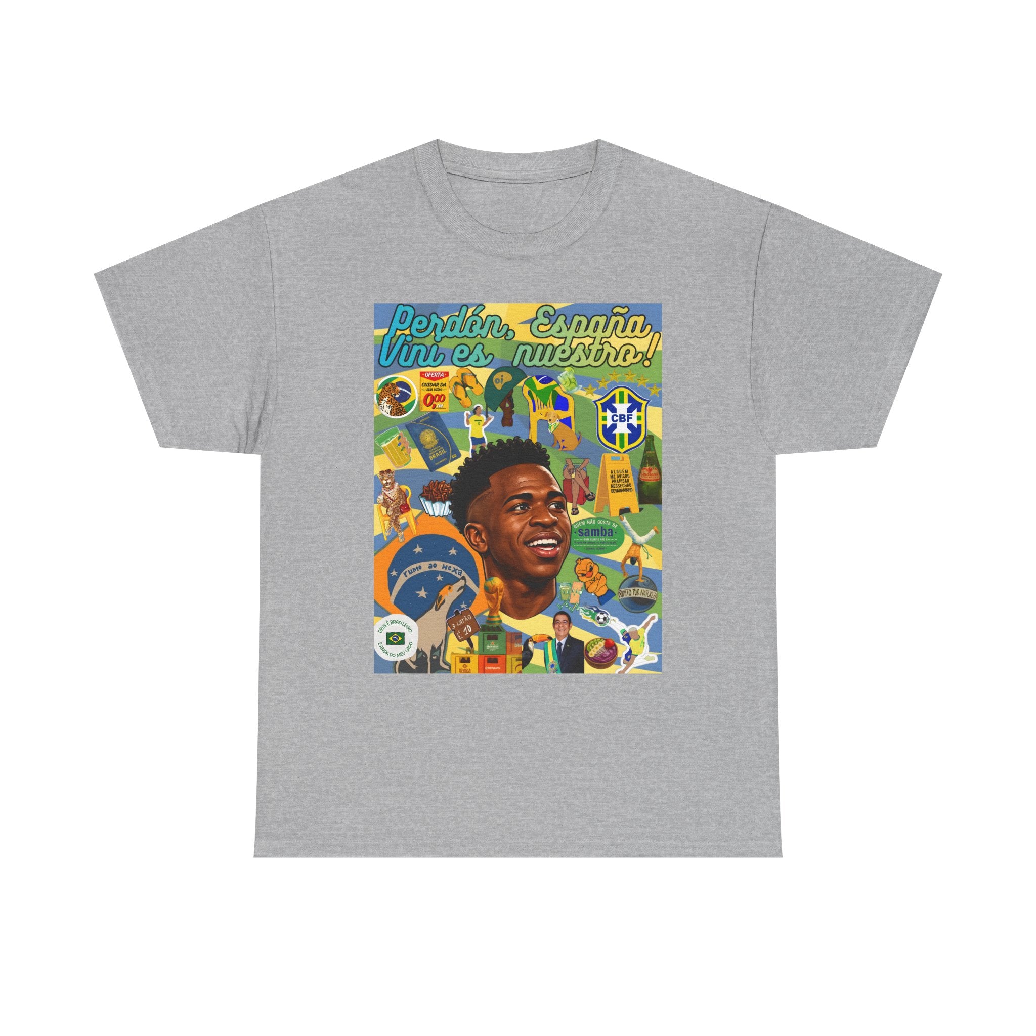 Unisex 100% Algodão OEKO-TEX®  | Brasil x Espanha